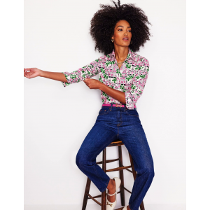 Sienna Cotton Shirt-Ivory, Botanical Greenhouse
