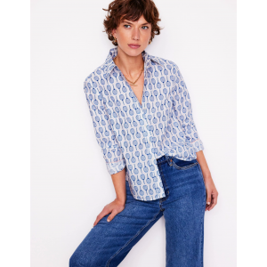 Sienna Cotton Shirt-Ivory, Tennis
