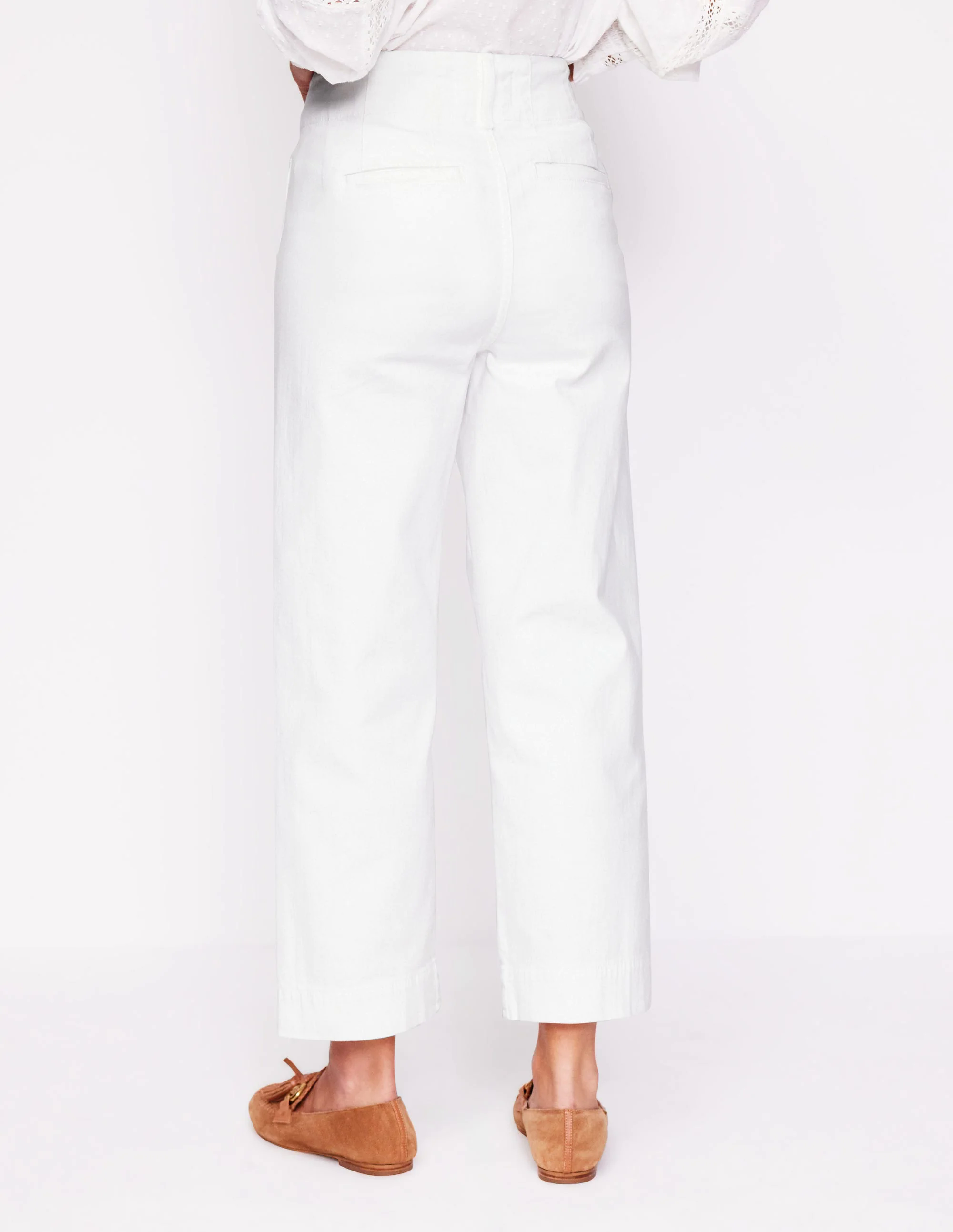  Patch Pocket Pants-White
