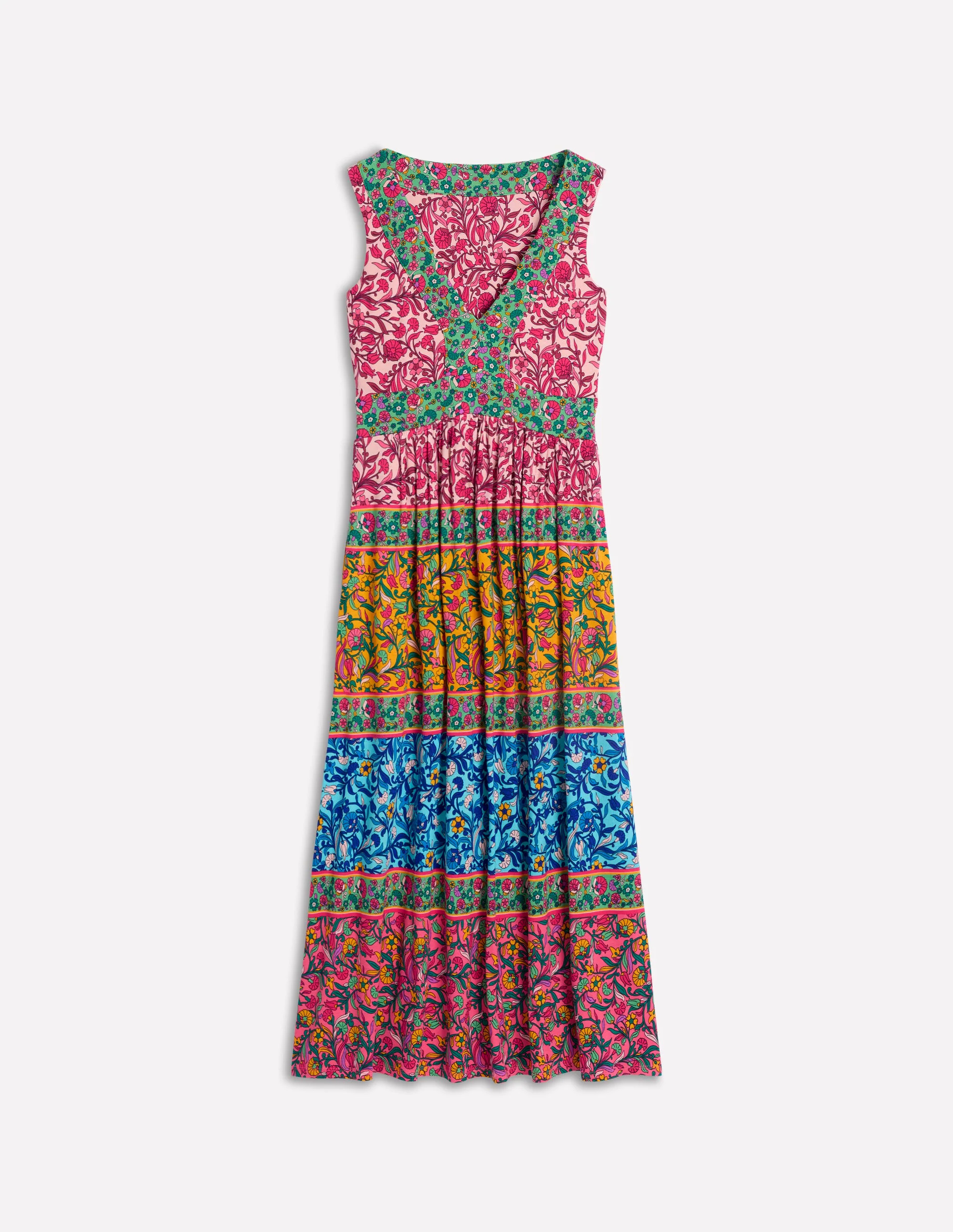 Olympia Jersey Maxi Dress-Multi, Enchanting Vine Olympia Jersey Maxi Dress-Multi, Enchanting Vine