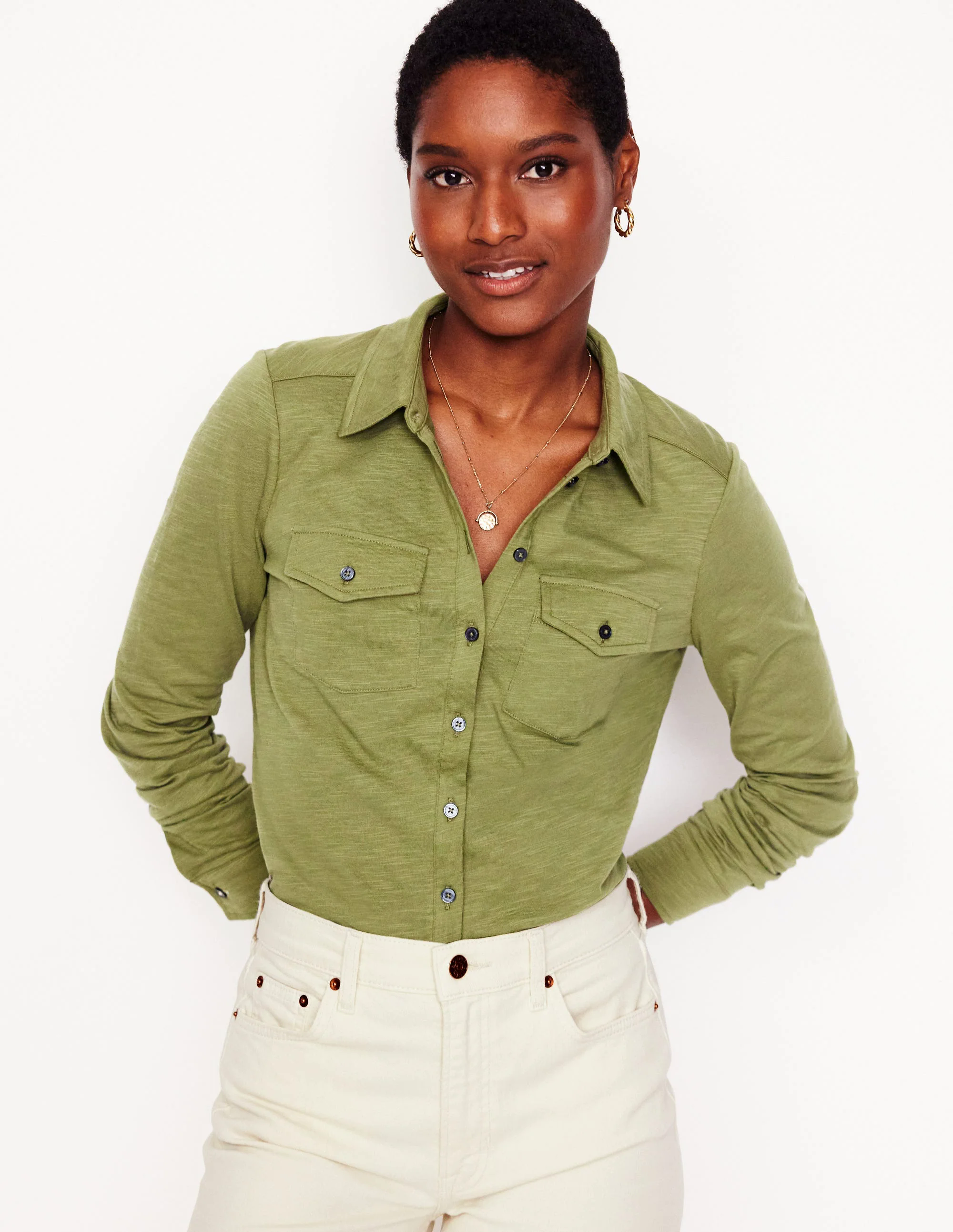  Jersey Shirt-Soft Olive