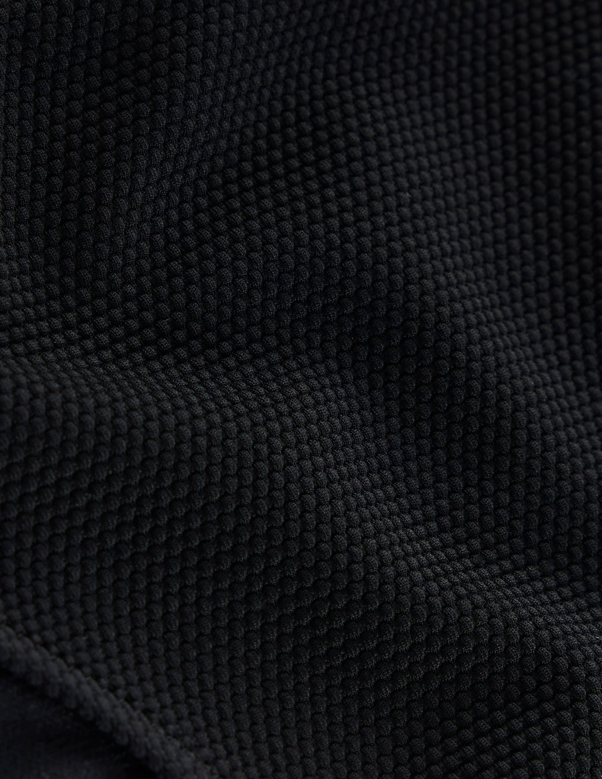 Textured Bikini Bottoms-Black Textured Bikini Bottoms-Black