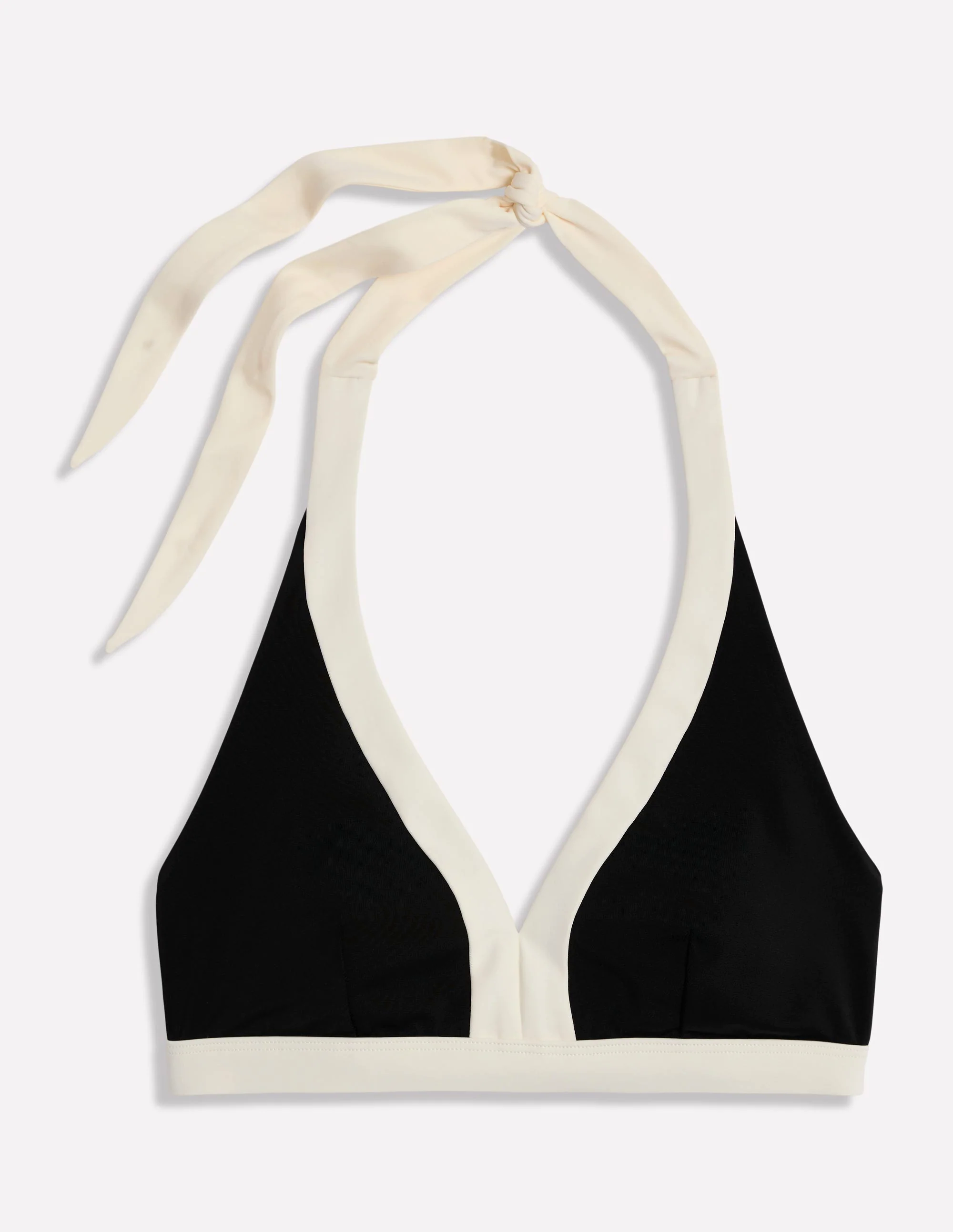 Ios V Panel Bikini Top-Black, Ivory Ios V Panel Bikini Top-Black, Ivory
