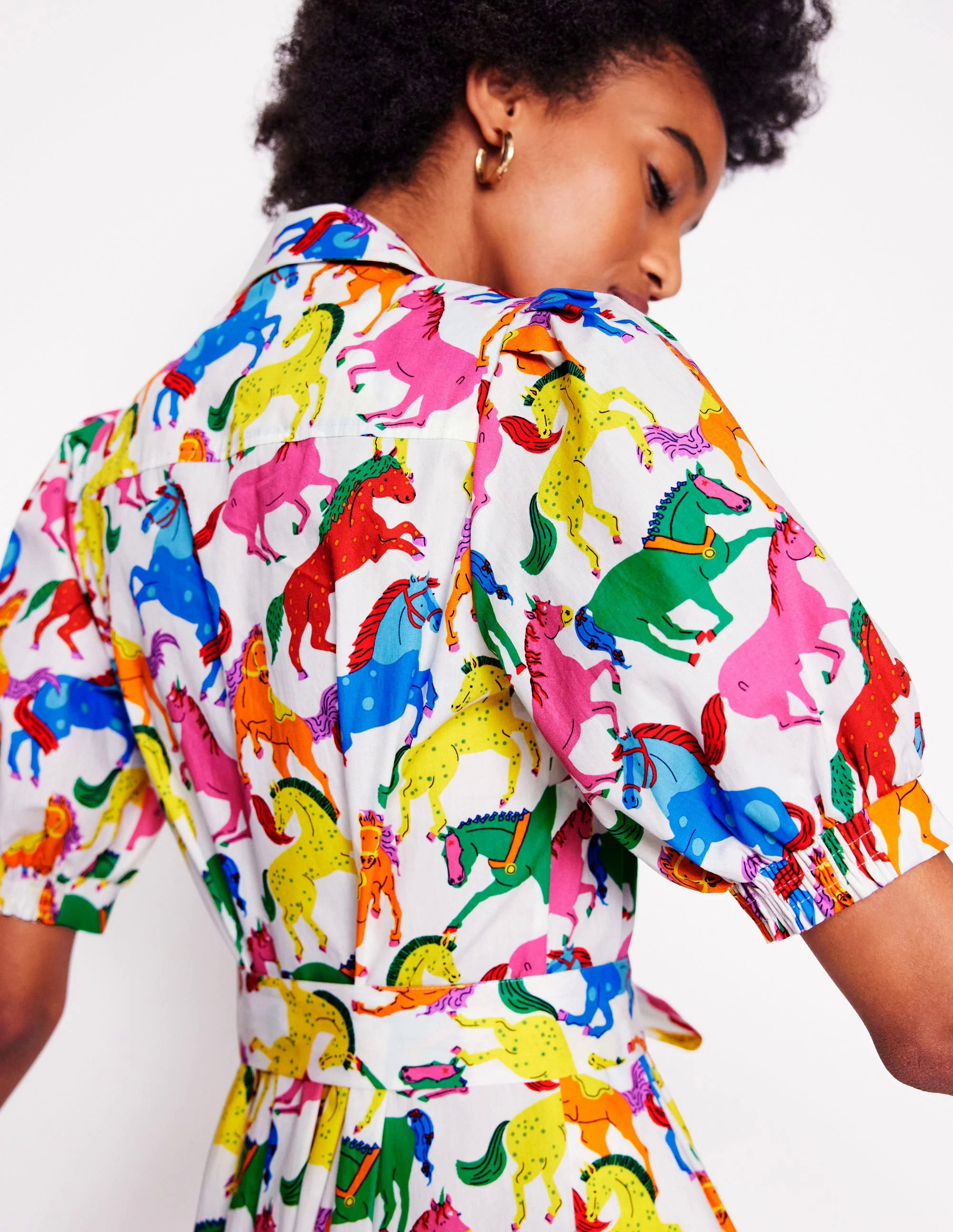 Maxi Shirt Dress-Multi, Pony Club