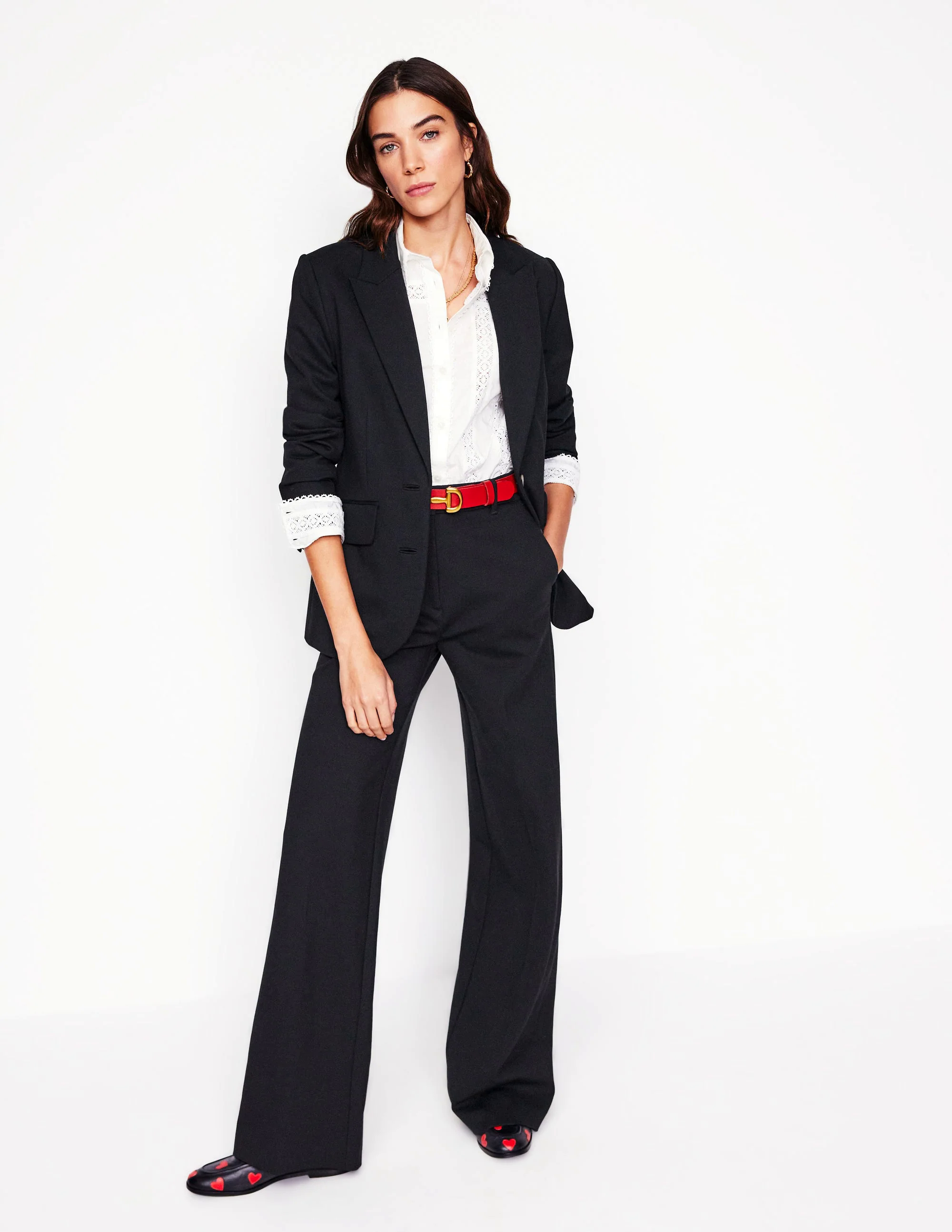Marylebone Ponte Blazer-Black Marylebone Ponte Blazer-Black