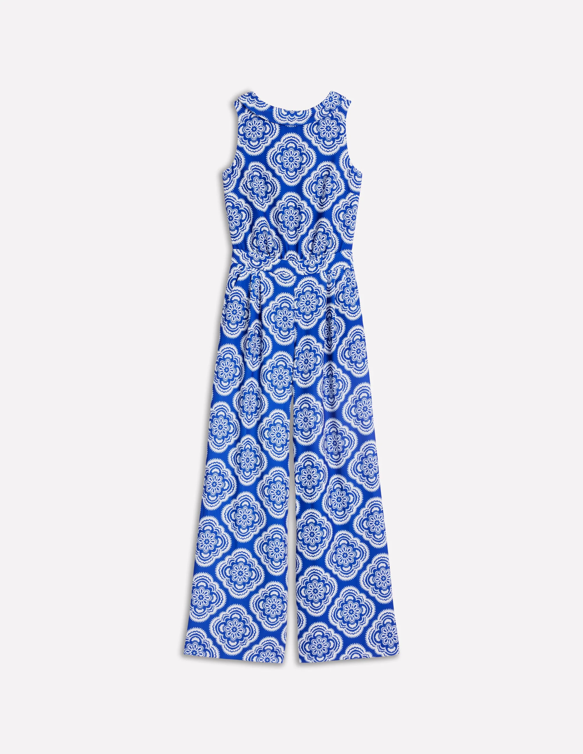 Jumpsuit-Gallery Blue, Botanic Blush