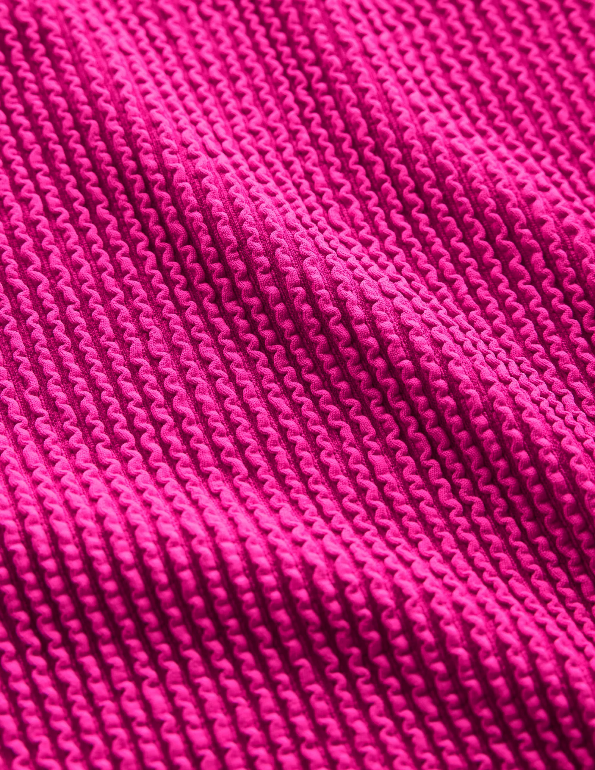 One Shoulder Swimsuit-Amazing Pink One Shoulder Swimsuit-Amazing Pink
