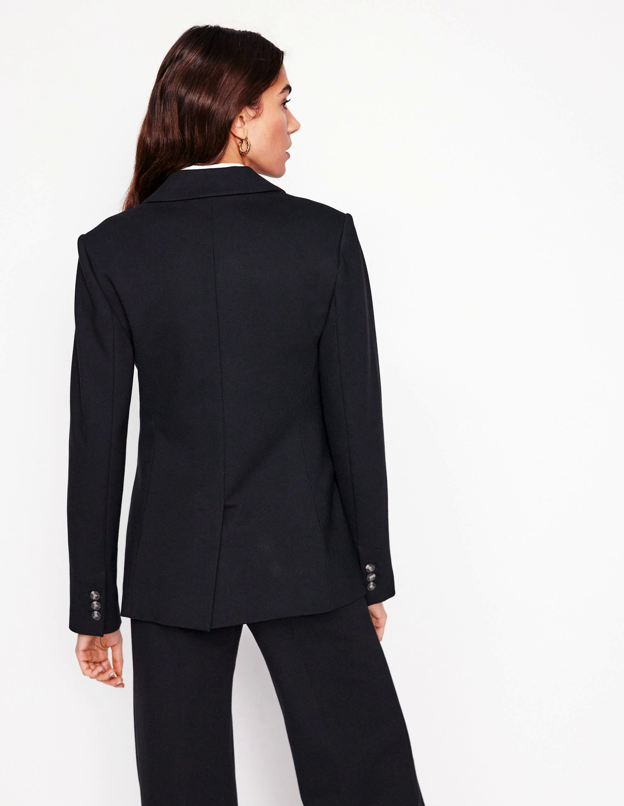 Marylebone Ponte Blazer-Black Marylebone Ponte Blazer-Black