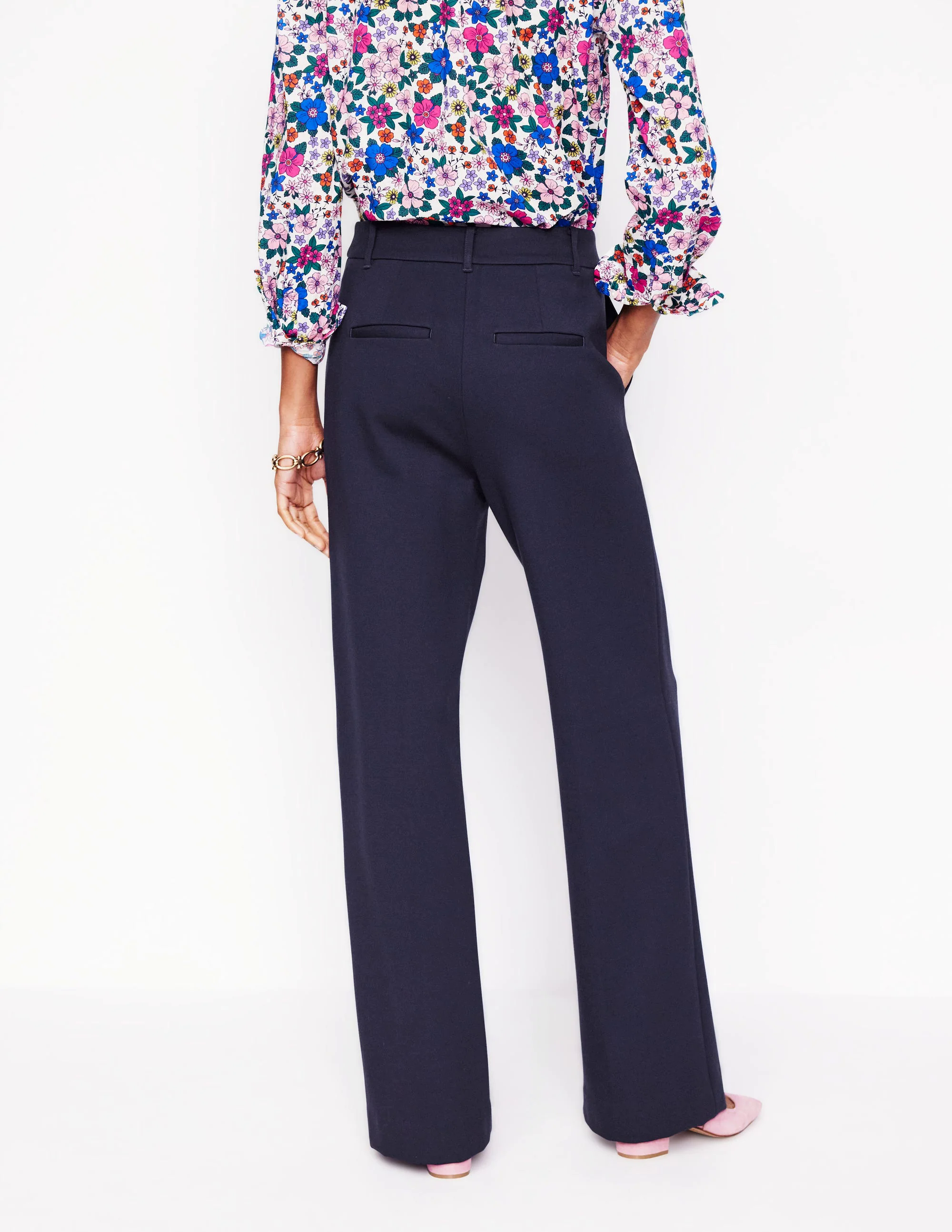 Westbourne Ponte Trousers-Navy Westbourne Ponte Trousers-Navy