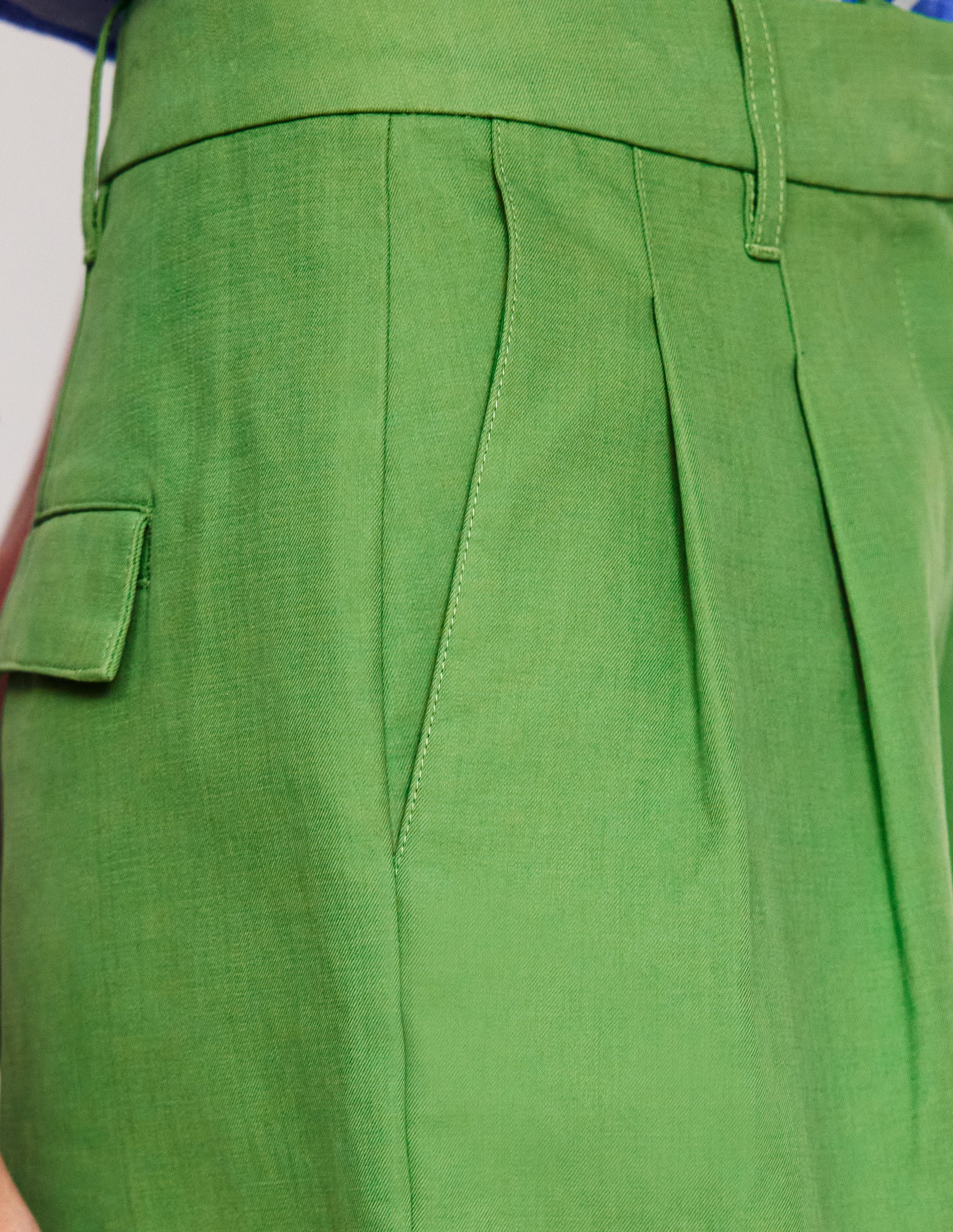 Cotton Pants-Paradise Green