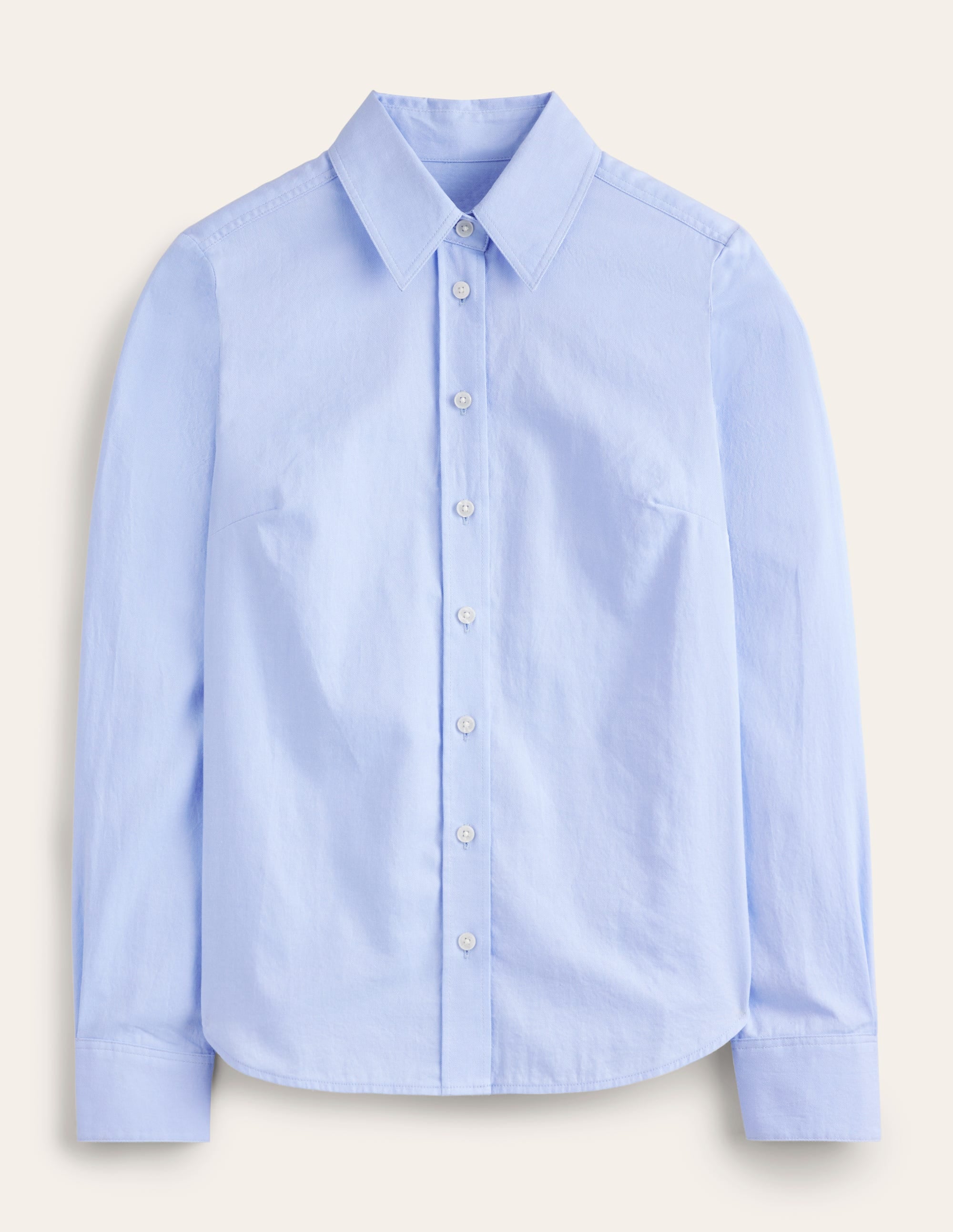  Cotton Shirt-Blue Oxford