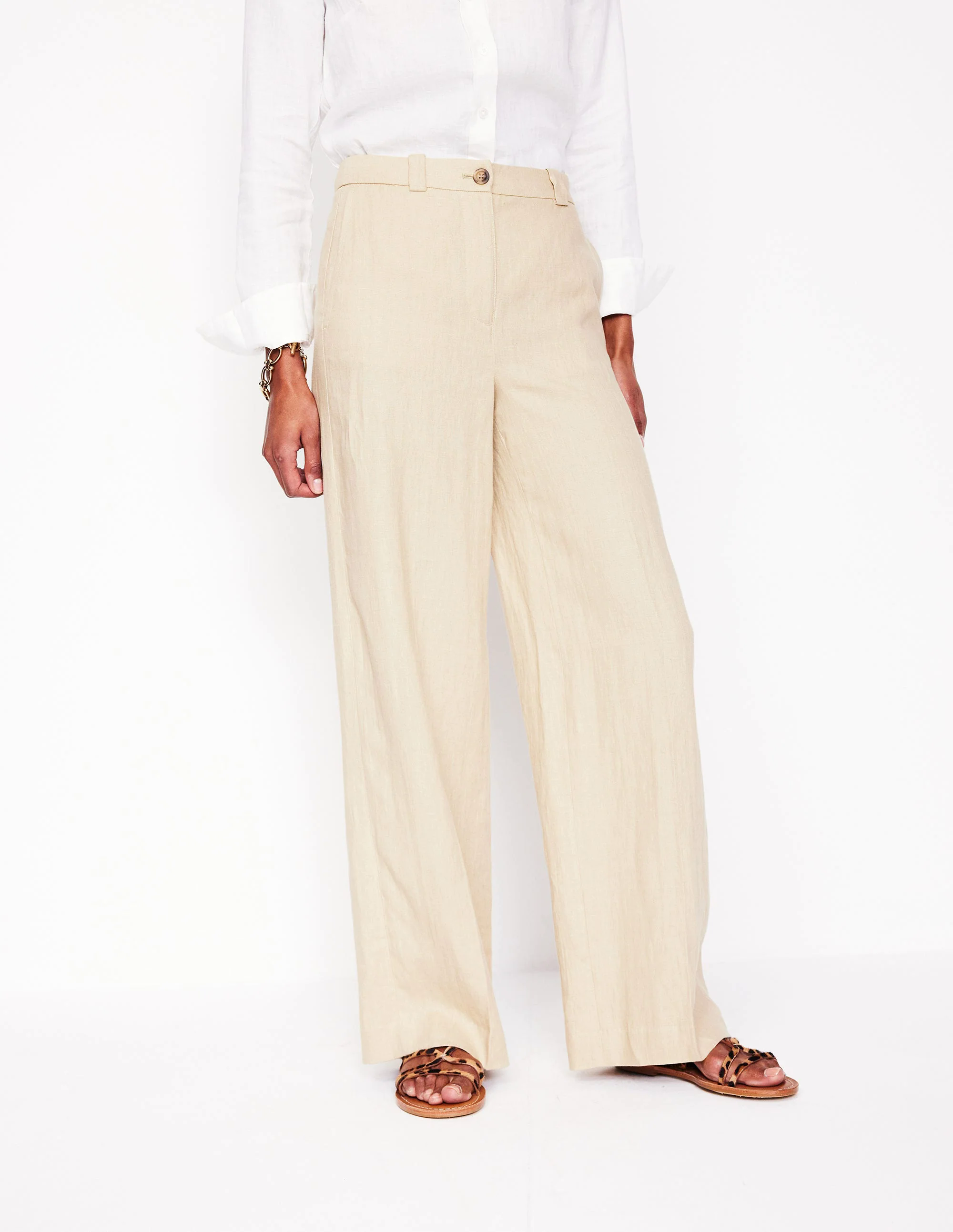 Linen Pants-Oatmeal