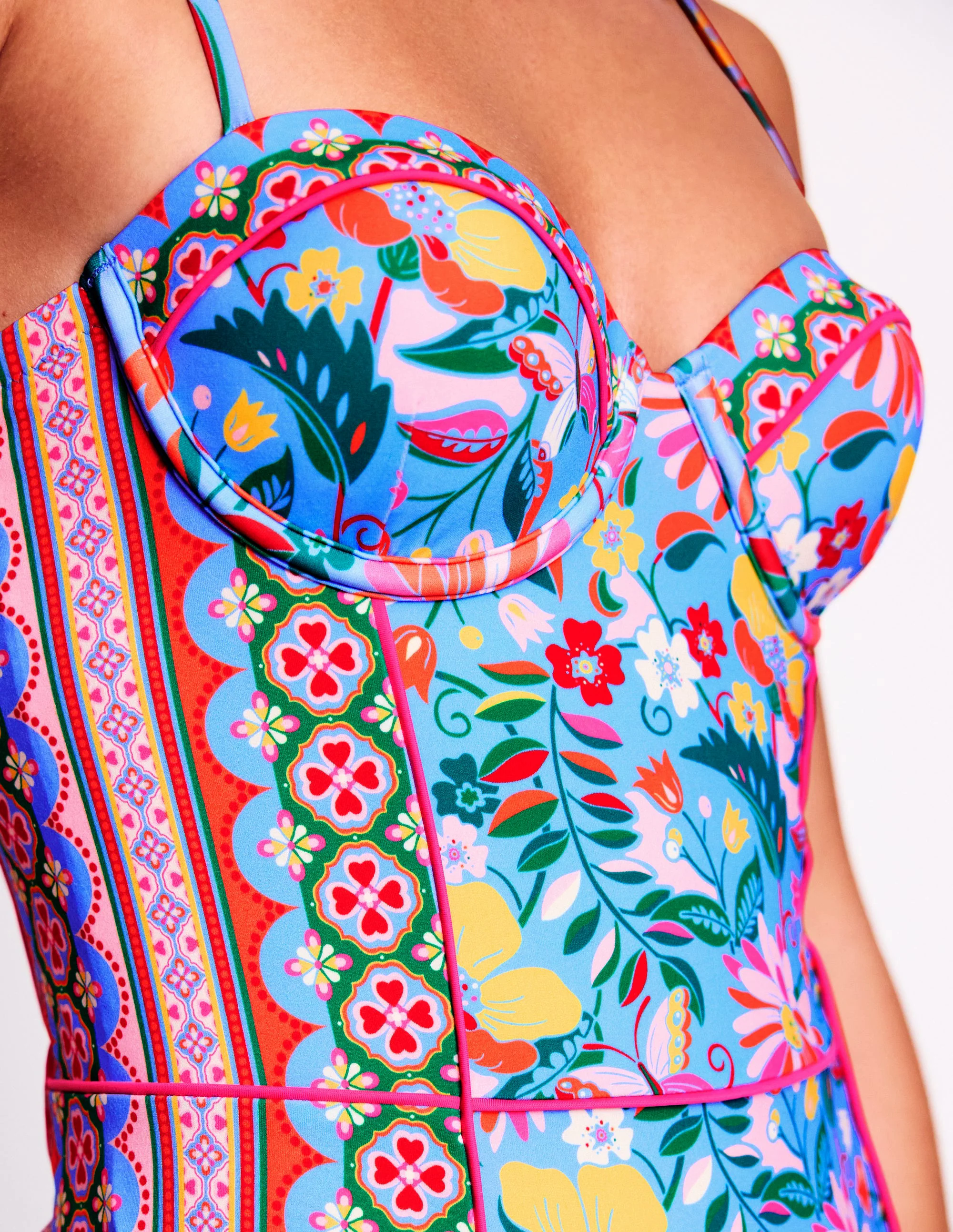  Cup-Size Swimsuit-Dawn Blue, Wildflower Trail