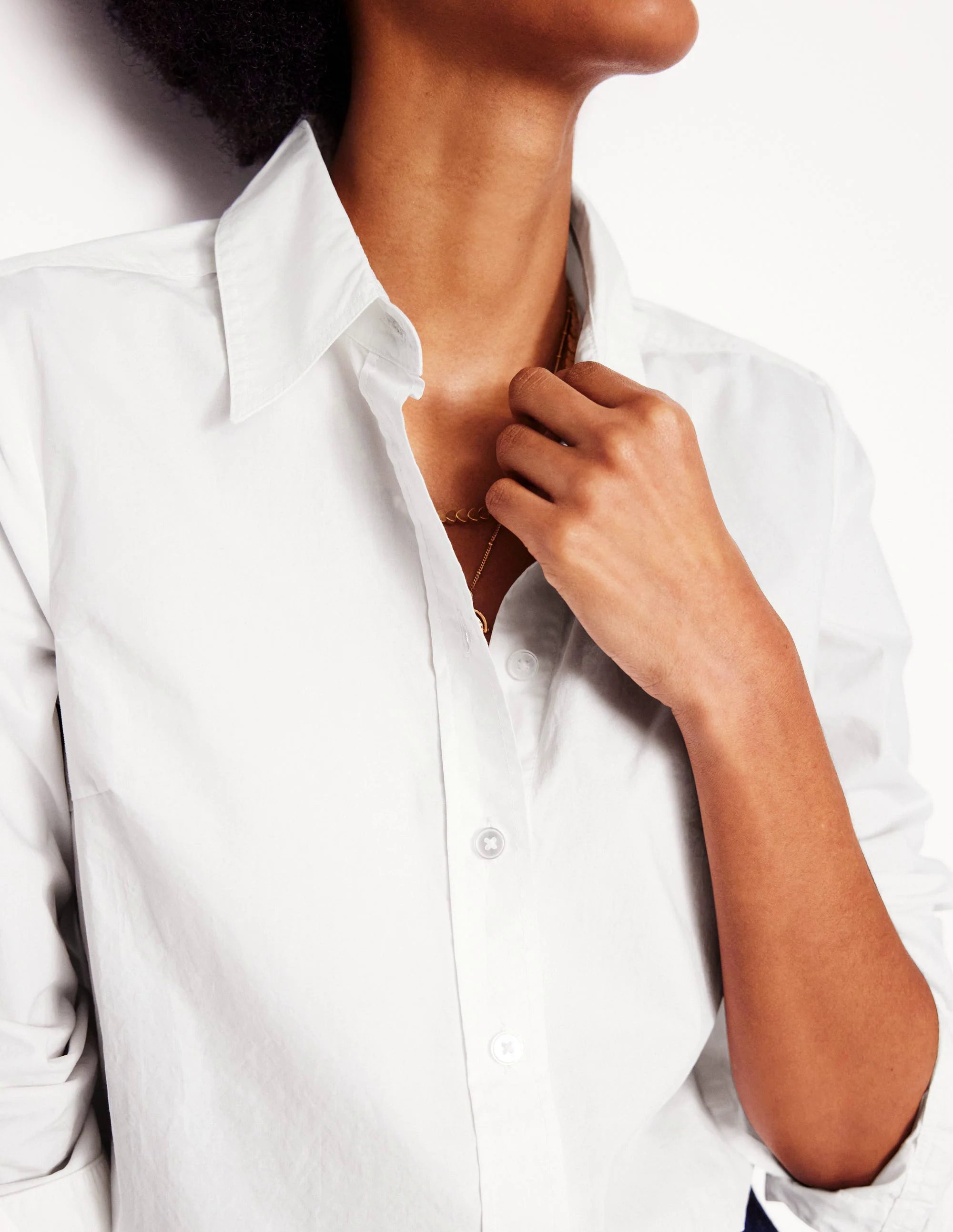 Cotton Shirt-White