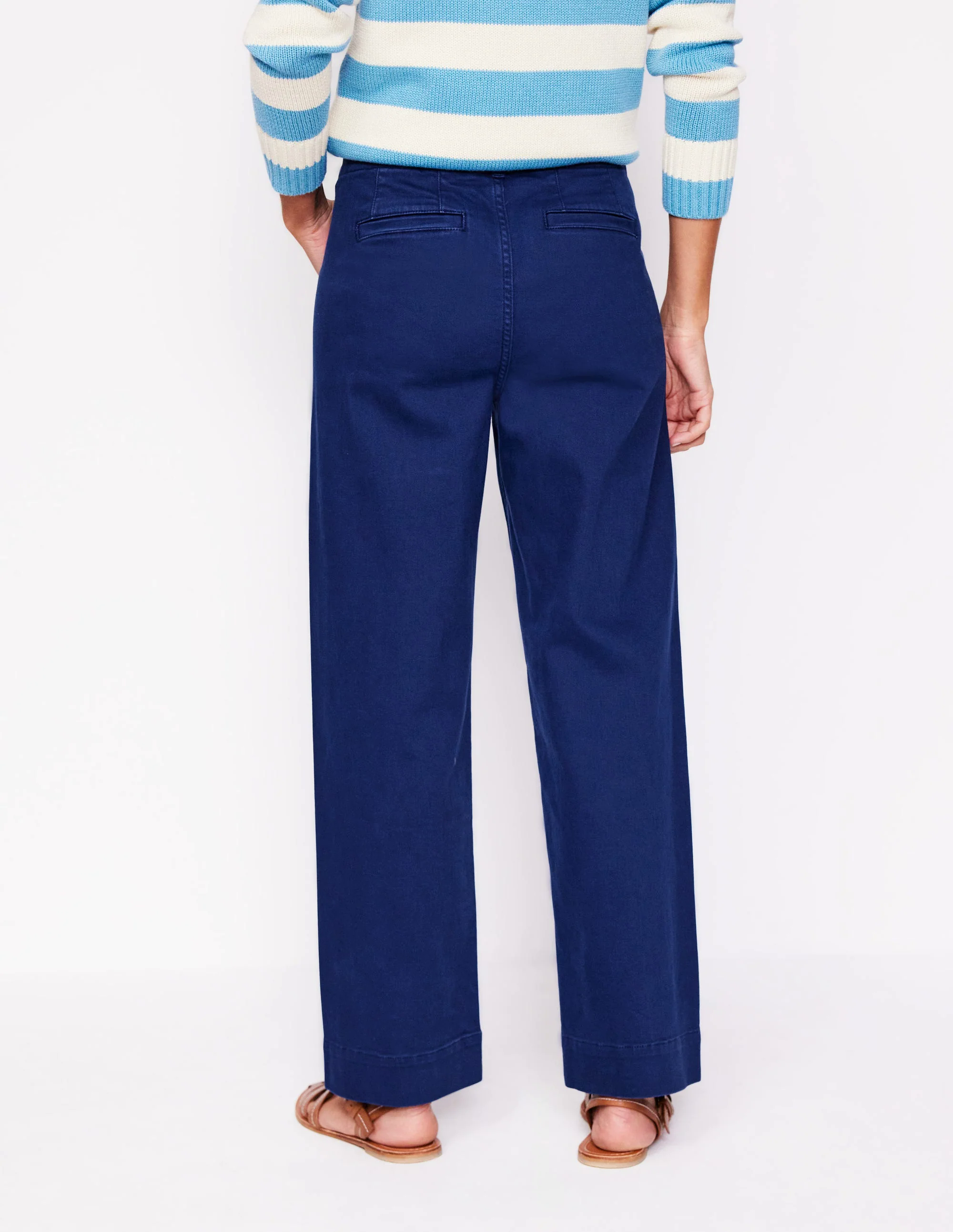  Patch Pocket Pants-Navy