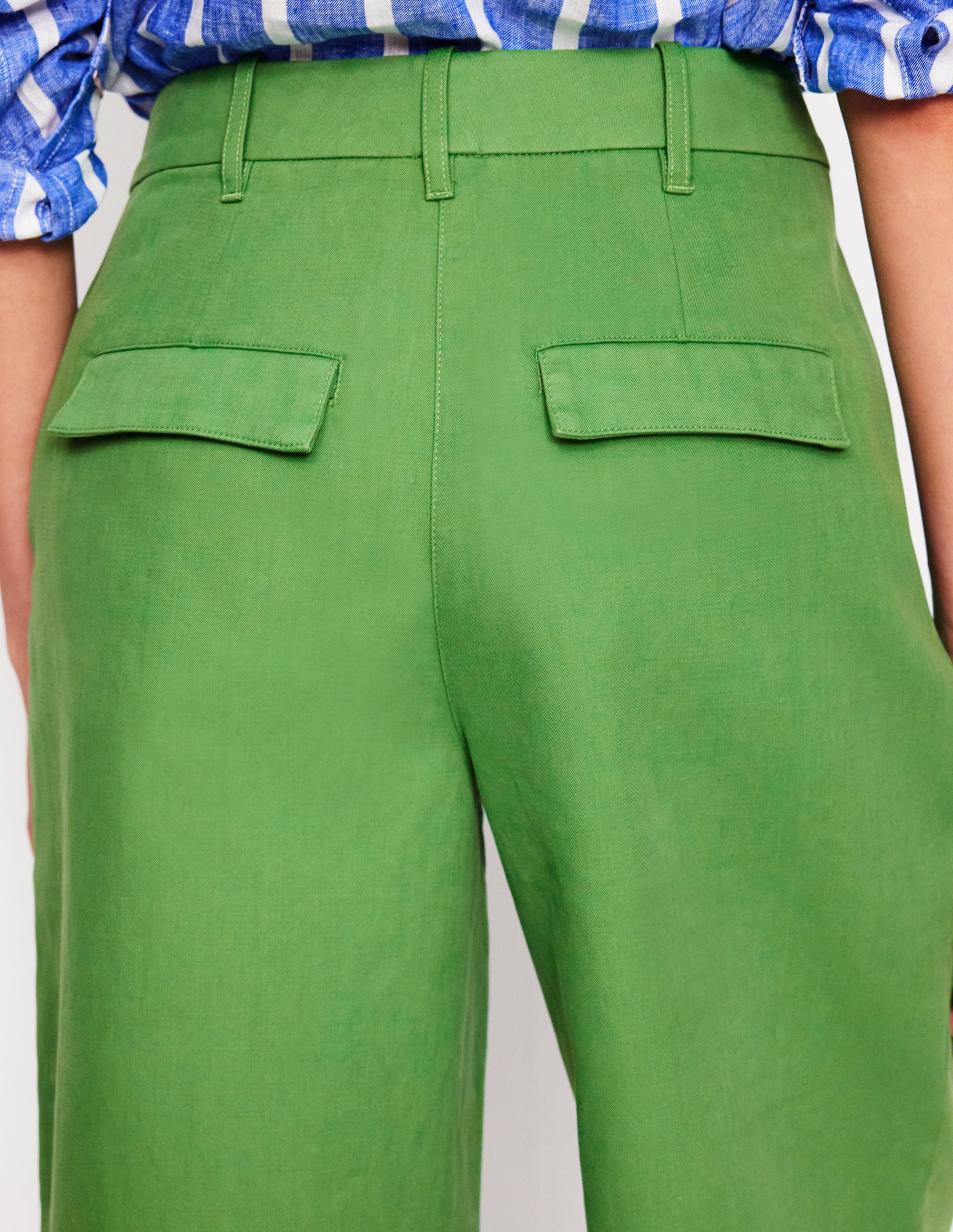 Cotton Pants-Paradise Green