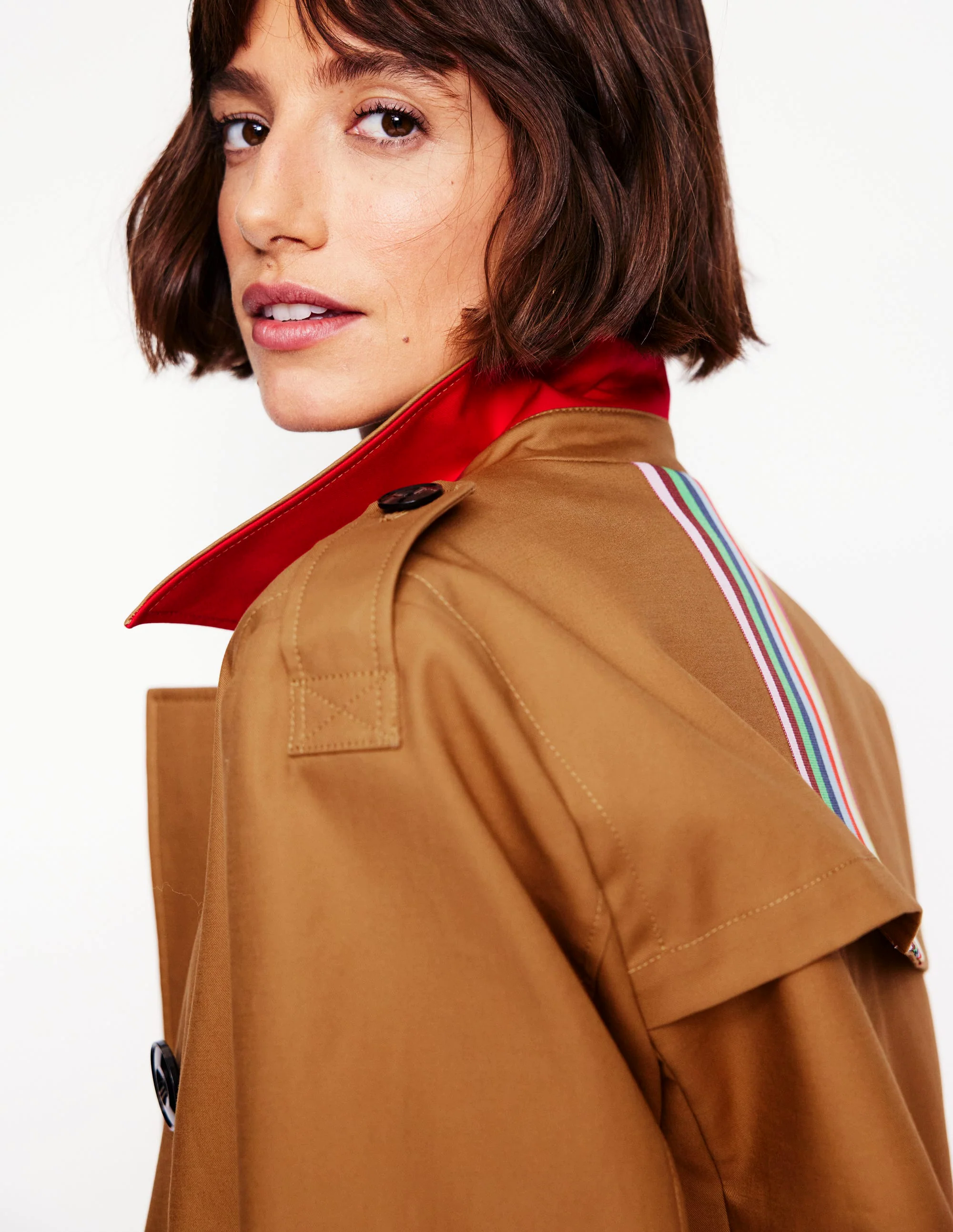  Cropped Trench-Hazelnut Brown