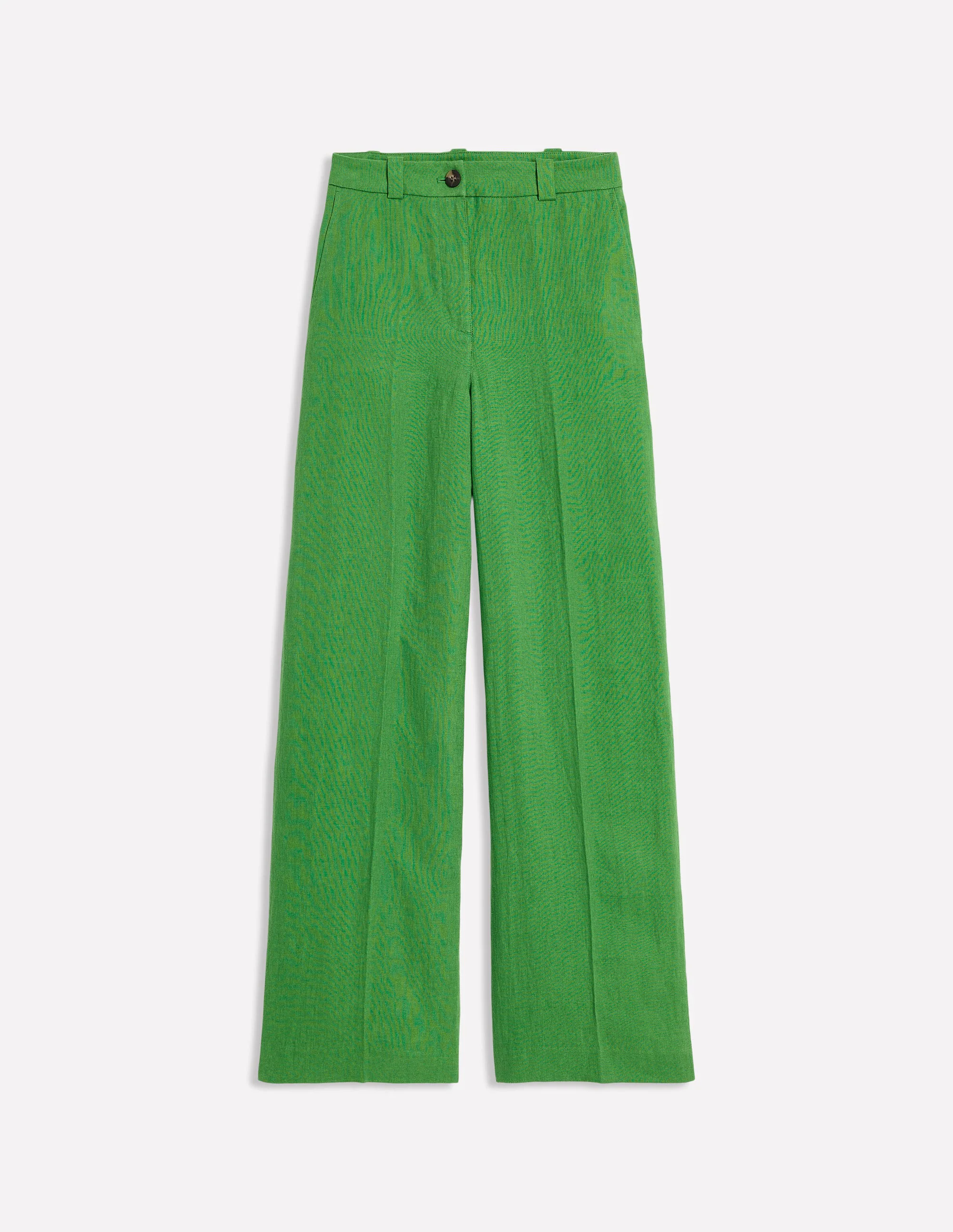 Westbourne Linen Pants-Paradise Green Westbourne Linen Pants-Paradise Green