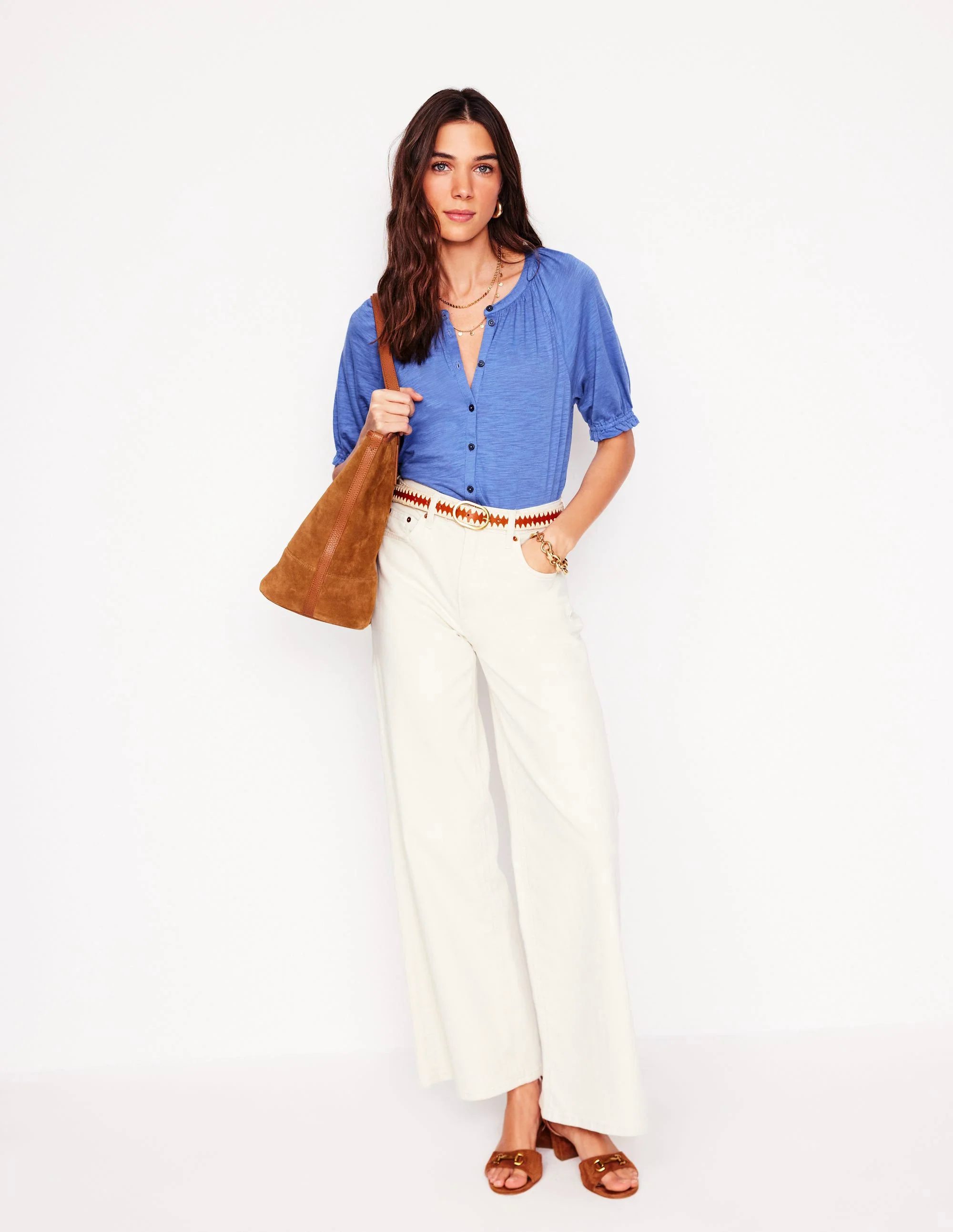 Isla Jersey Shirt-Blue River Isla Jersey Shirt-Blue River