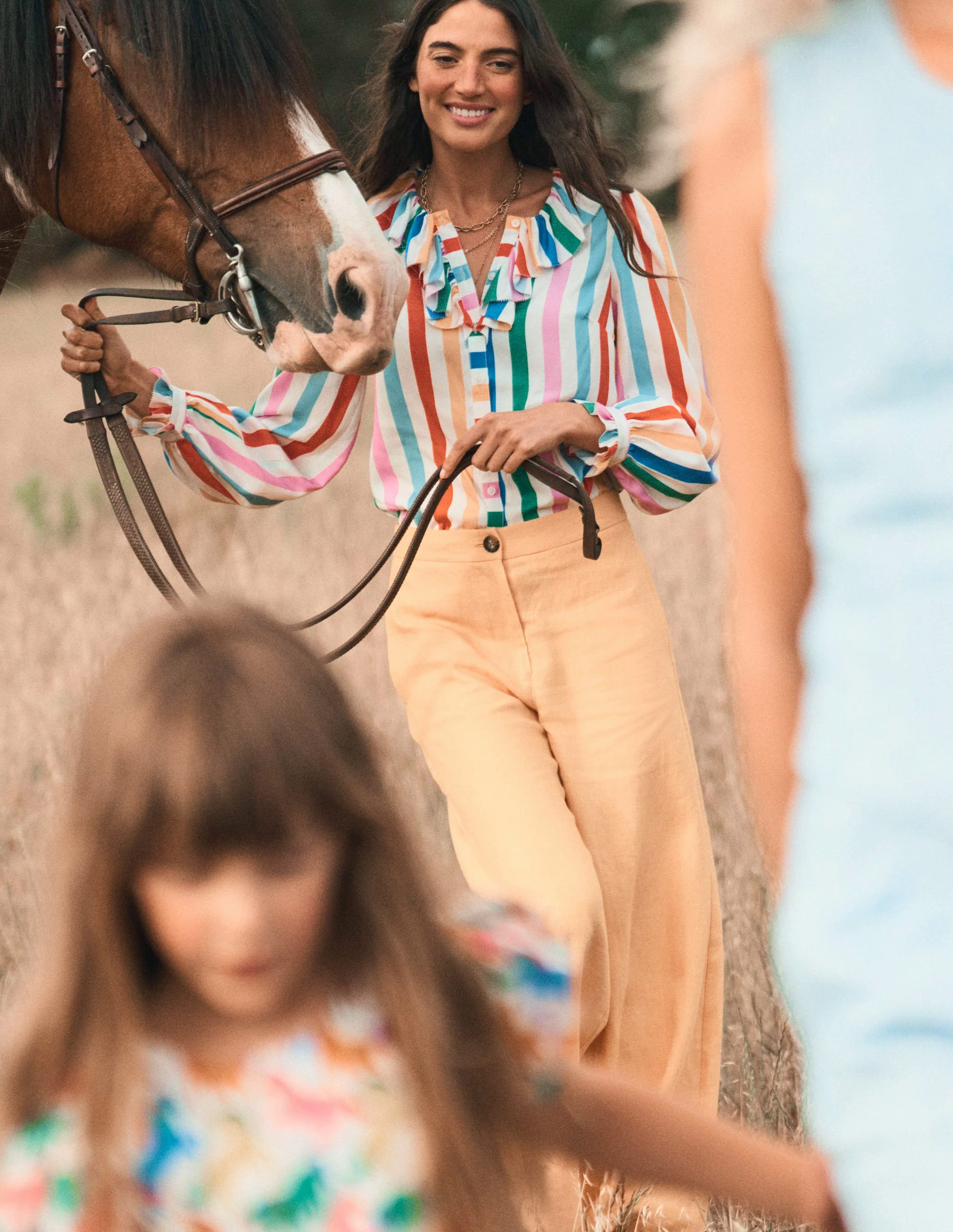 Wide Crop Linen Pants-Summers Sun Yellow Wide Crop Linen Pants-Summers Sun Yellow