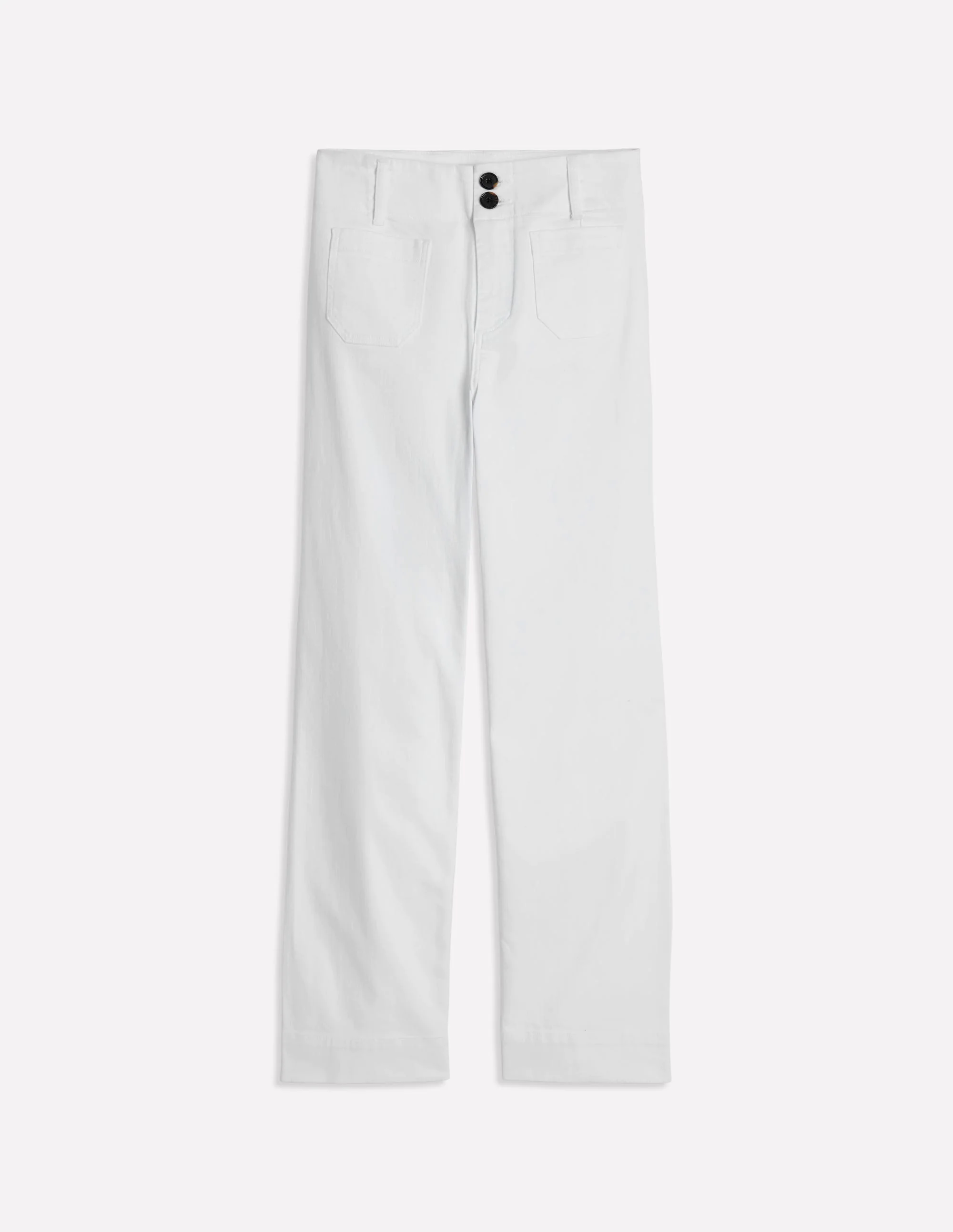  Patch Pocket Pants-White