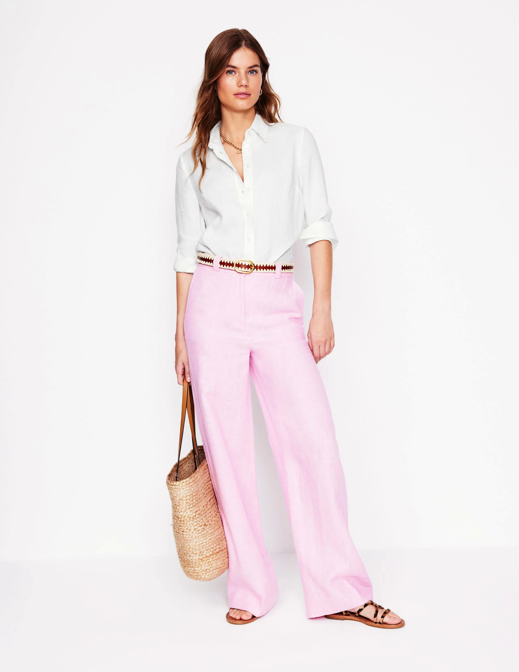  Linen Shirt-White