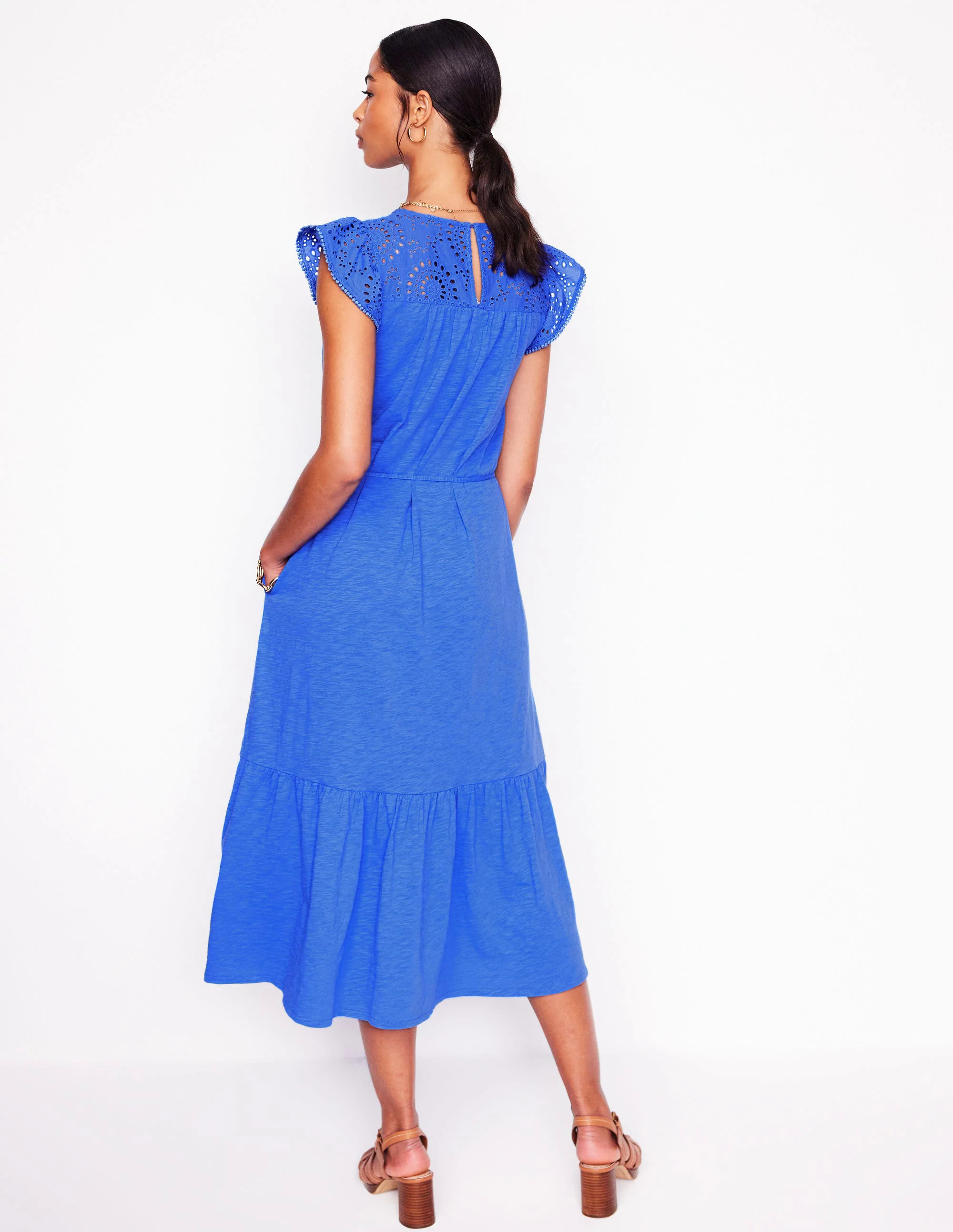 Juliet Broderie Midi Dress-Gallery Blue Juliet Broderie Midi Dress-Gallery Blue