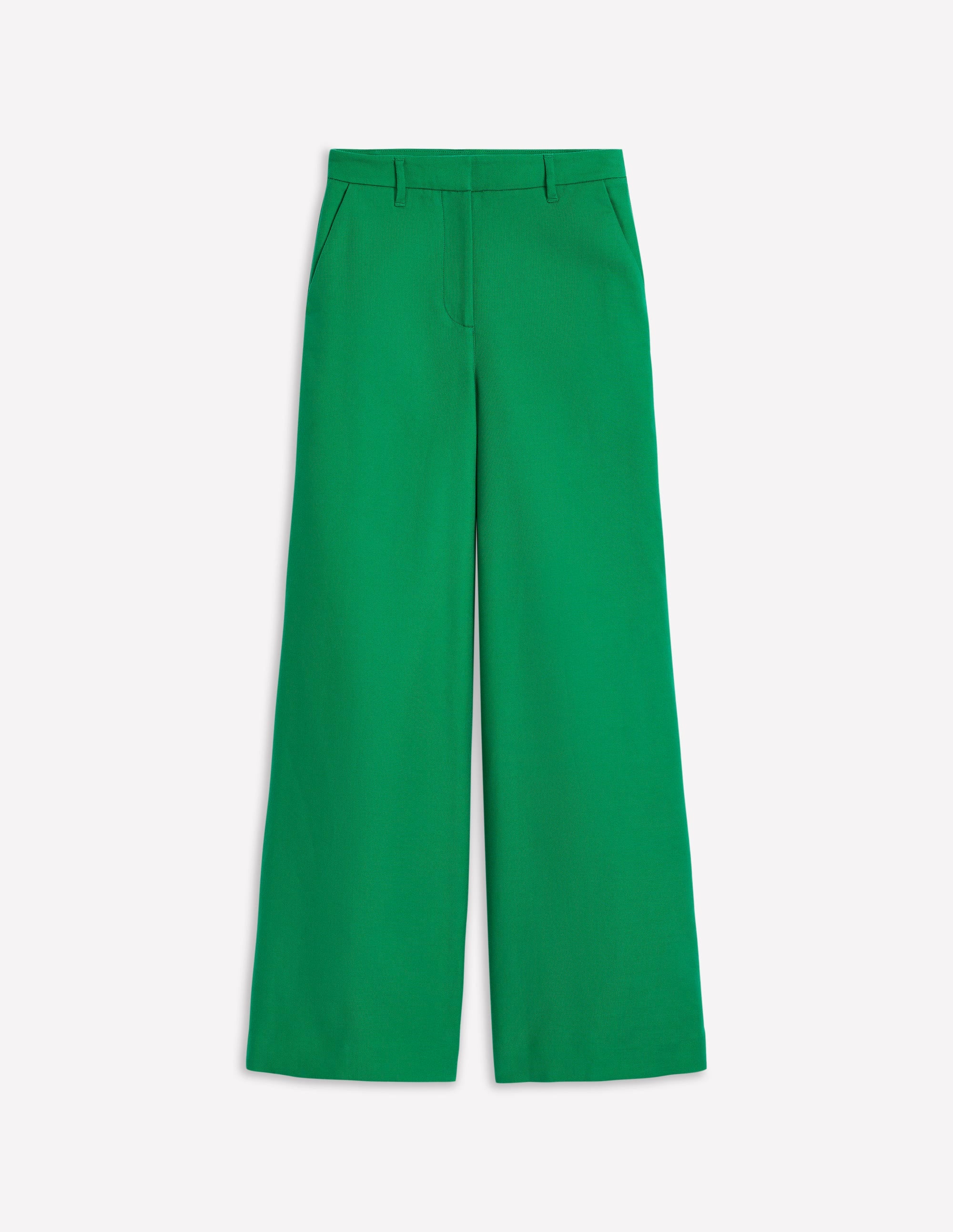 Wide Flare Pants-Rich Emerald Wide Flare Pants-Rich Emerald