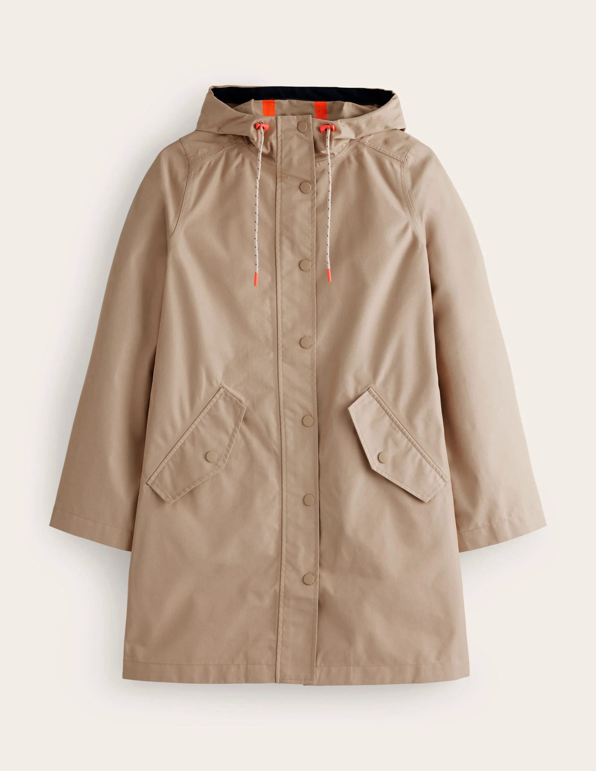  Waterproof Hooded Coat-Neutral