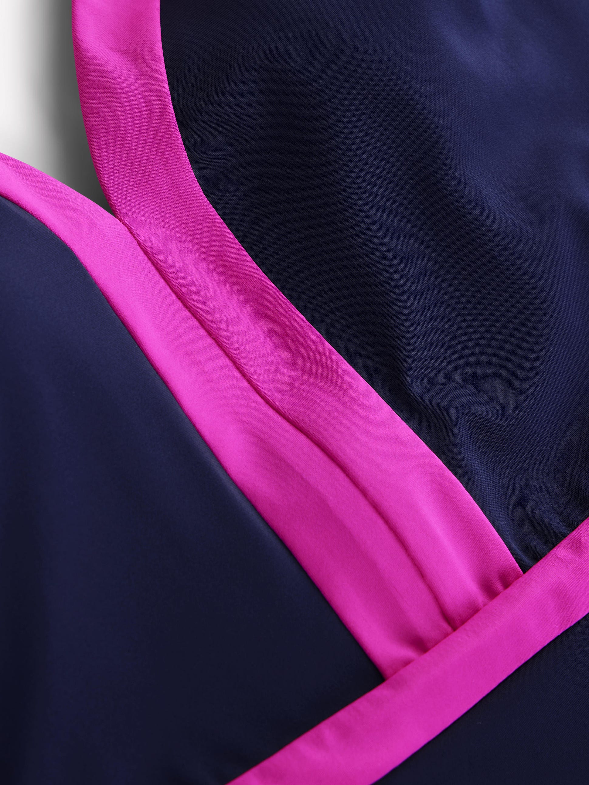 Ios V Panel Swimsuit-Navy, Pink Ios V Panel Swimsuit-Navy, Pink