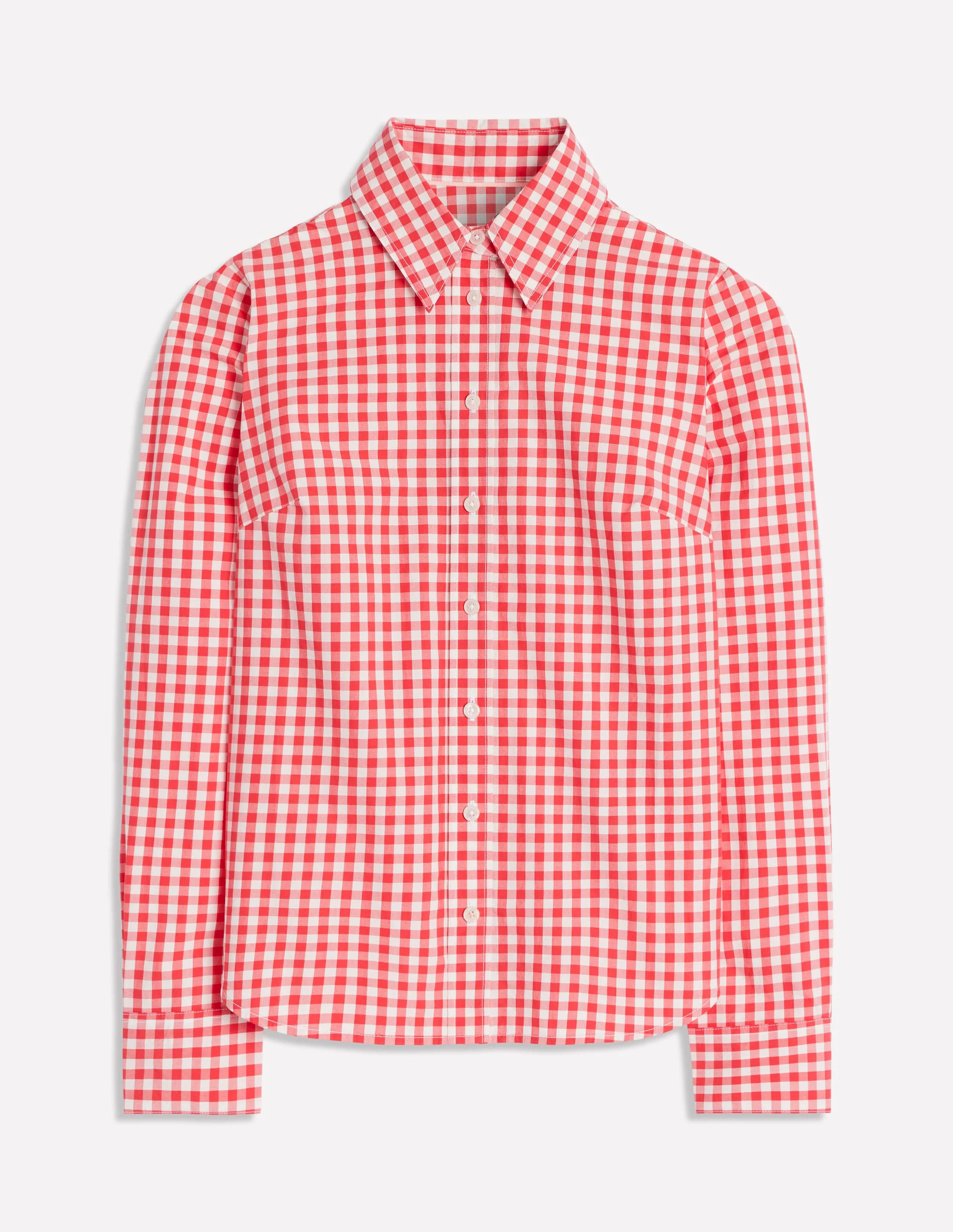  Cotton Shirt-Jam Red Gingham