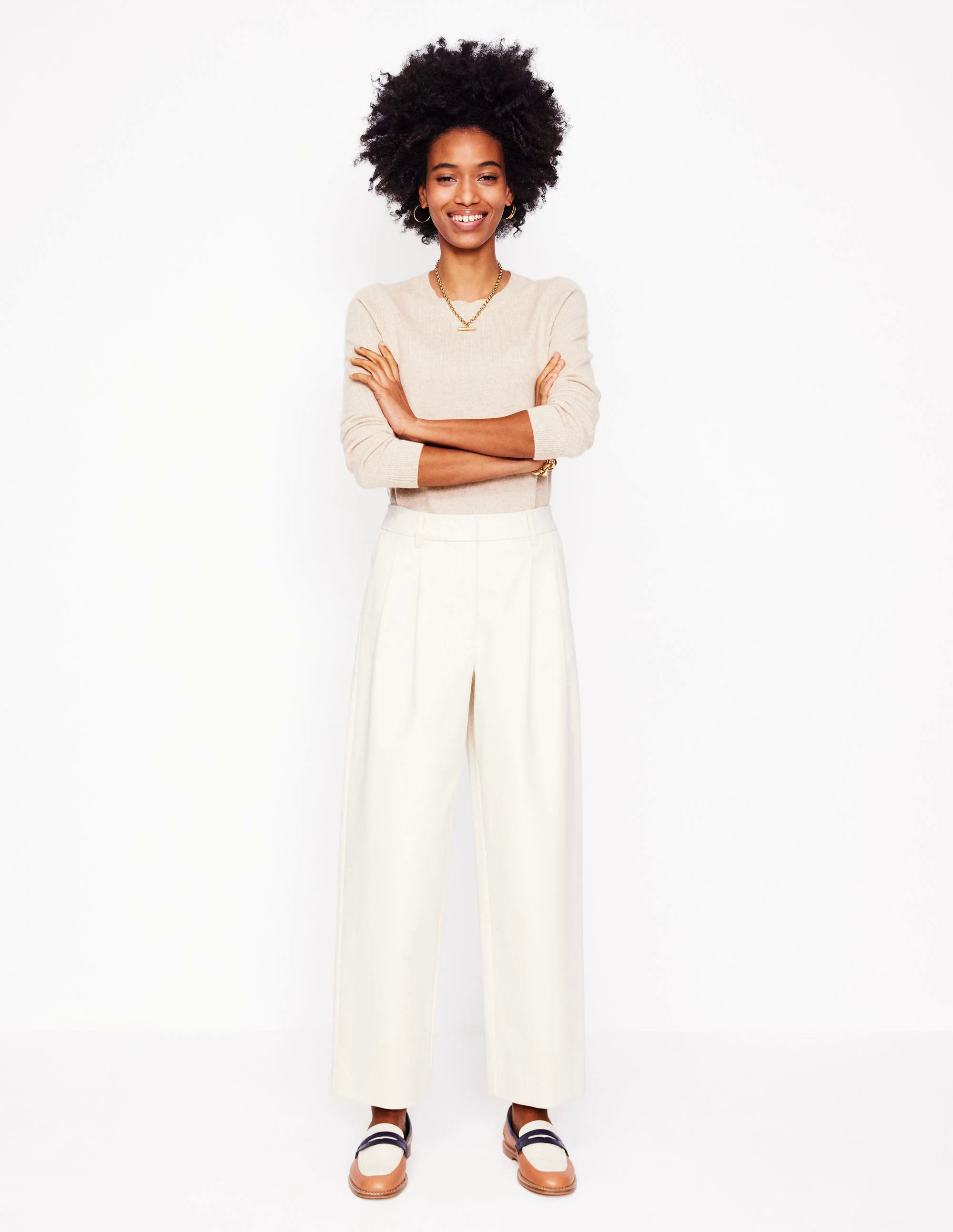  Cotton Pants-Off White