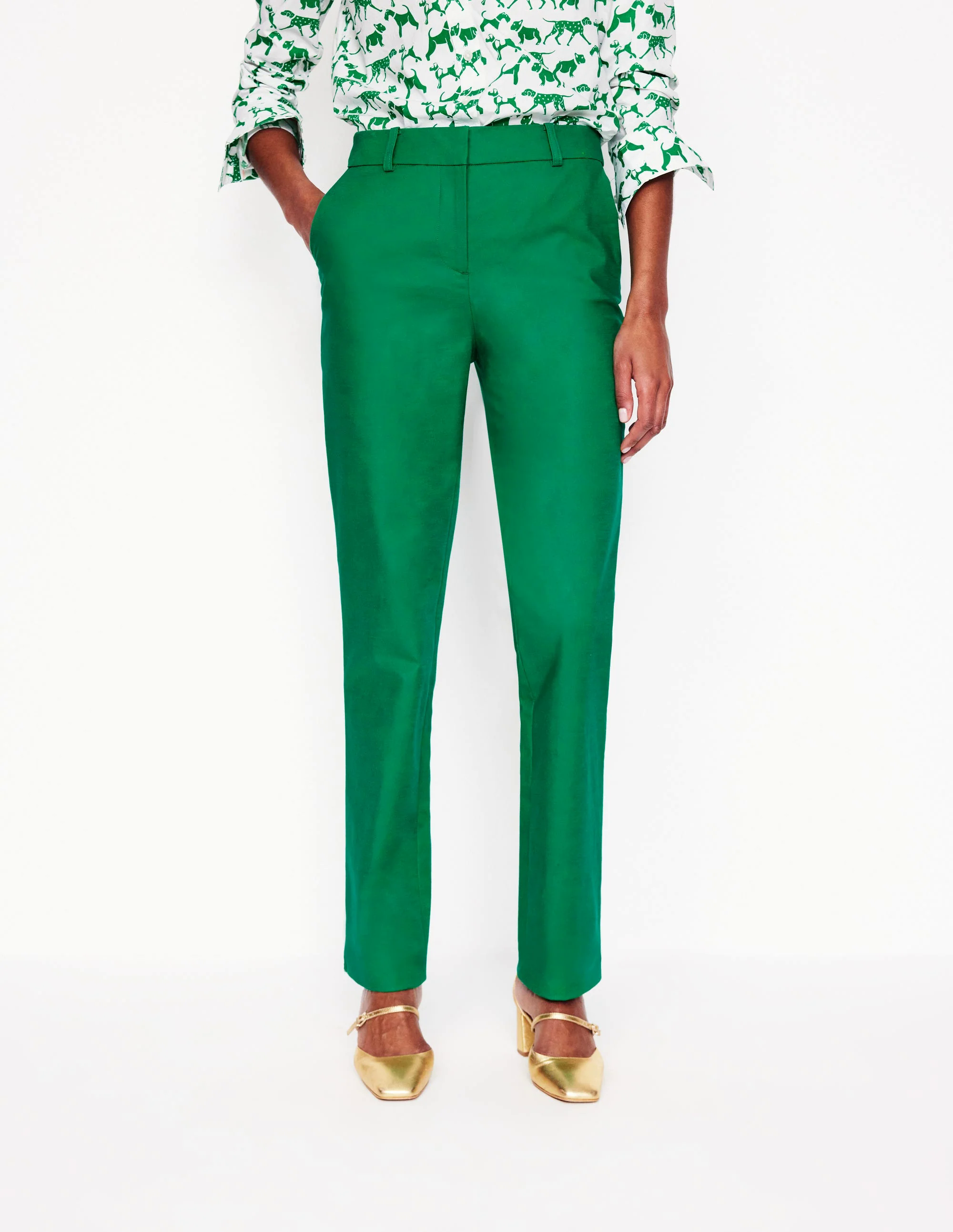 Pants-Rich Emerald