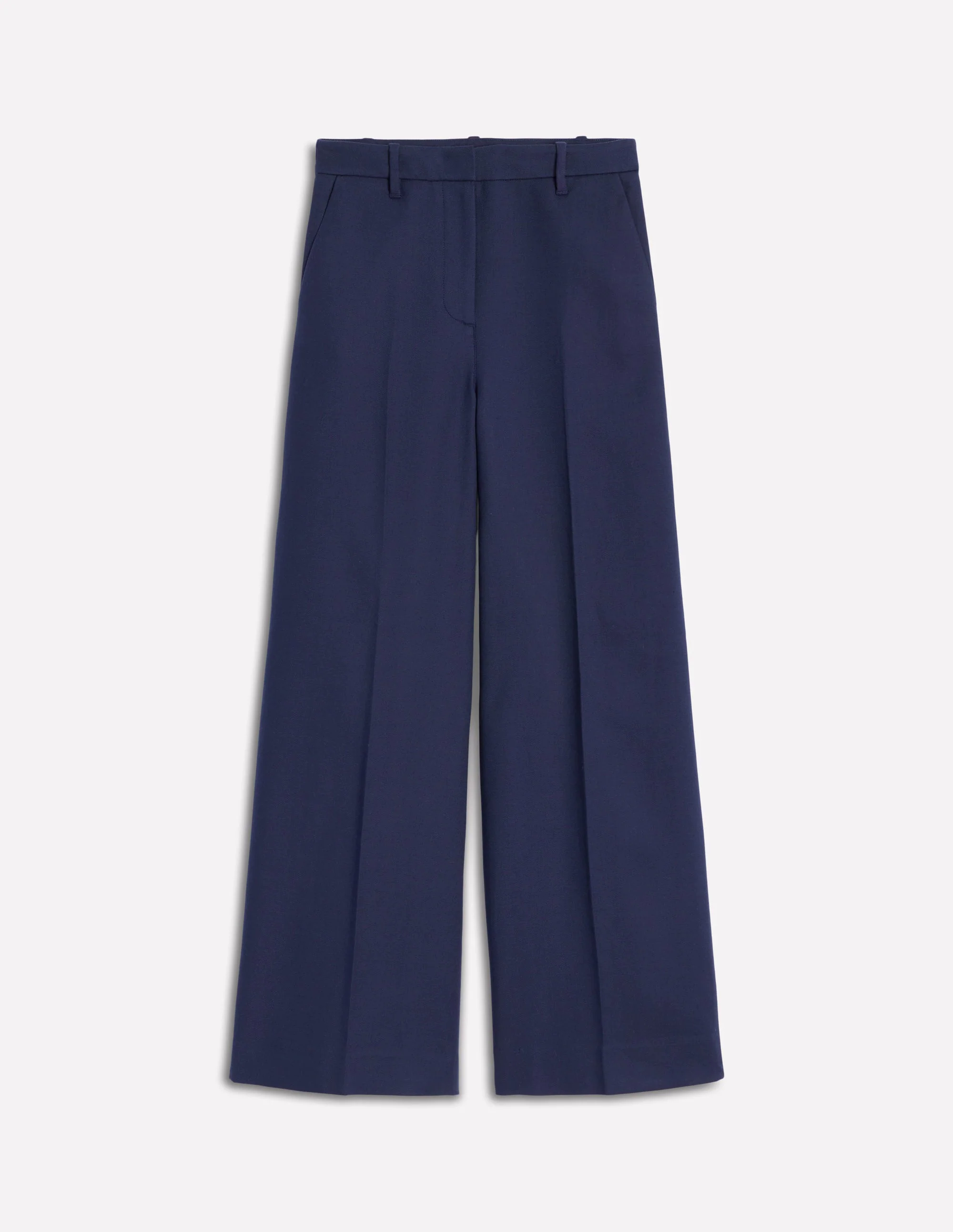Wide Flare Pants-Navy Wide Flare Pants-Navy