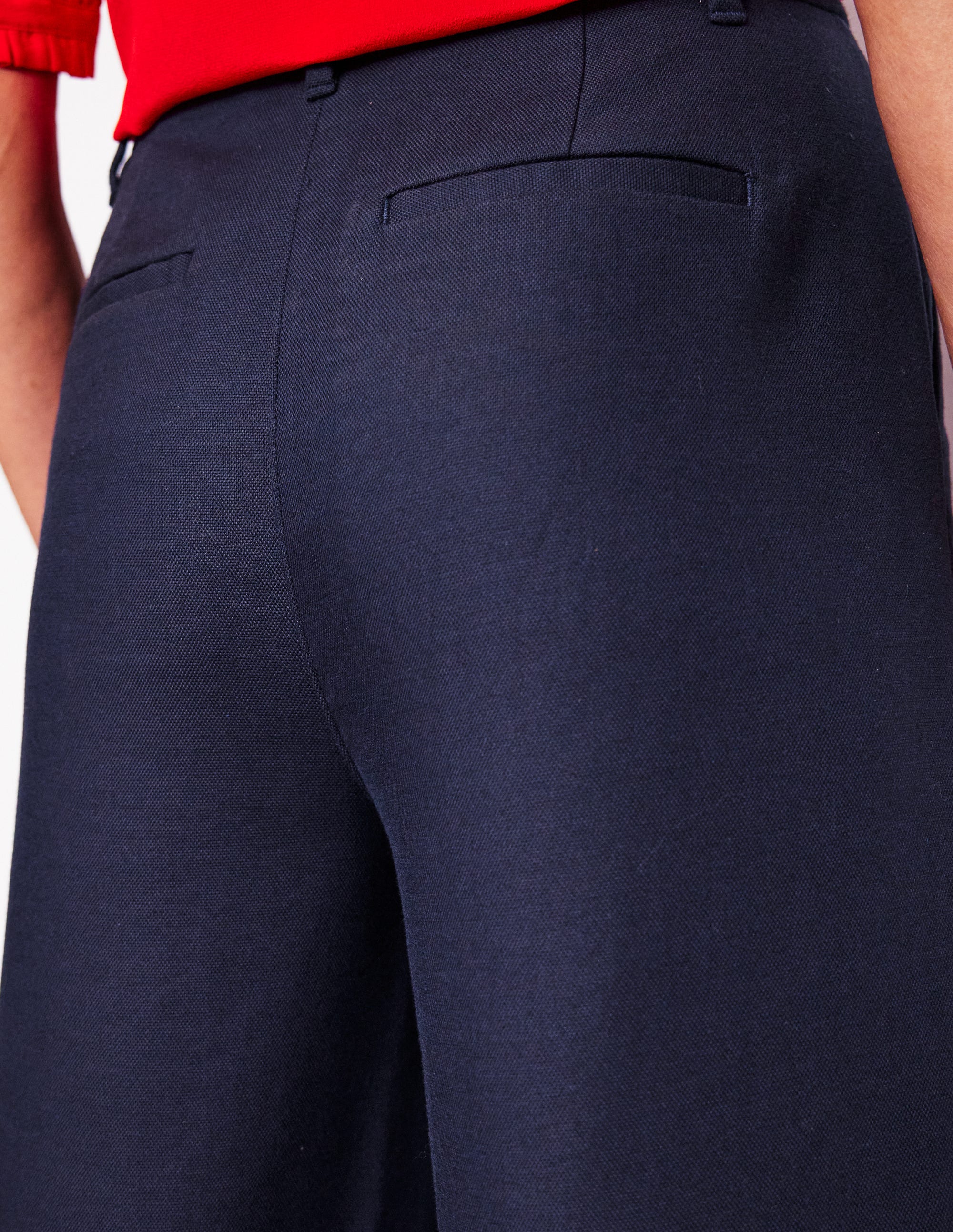 Wide Flare Pants-Navy Wide Flare Pants-Navy
