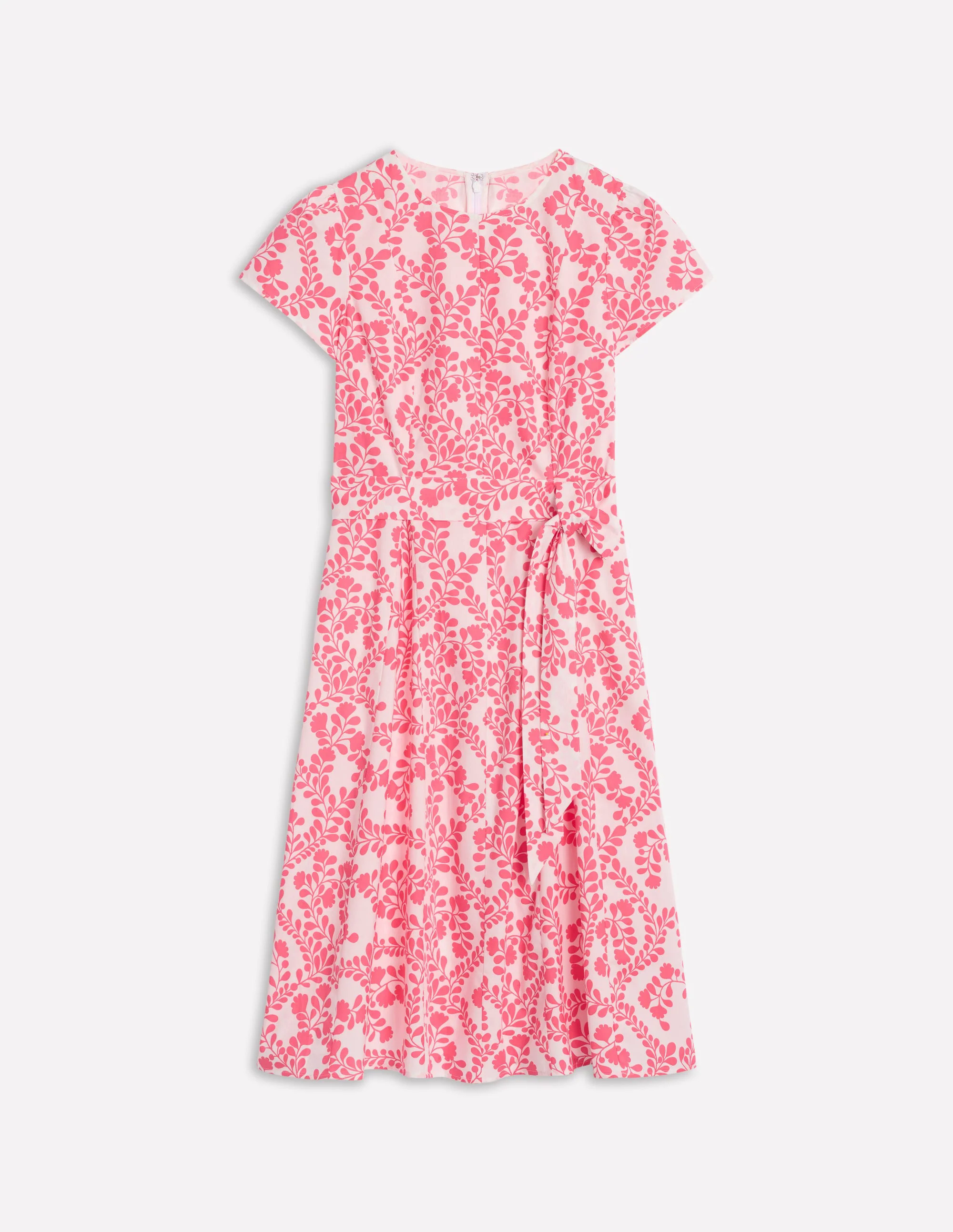 Imo Cotton Short Dress-lvory, Vine Silhouette Imo Cotton Short Dress-lvory, Vine Silhouette