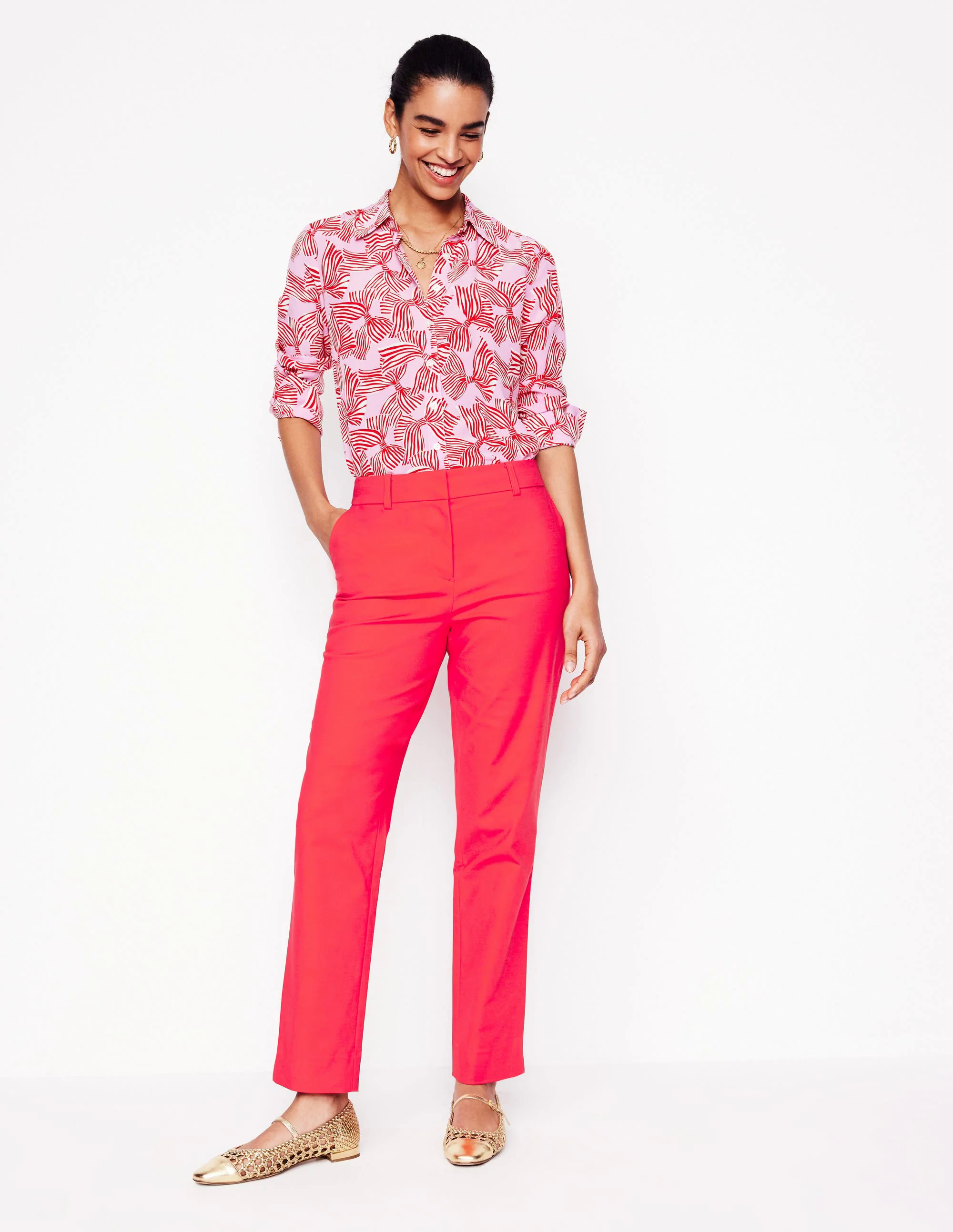Pants-Strawberry Tart Red