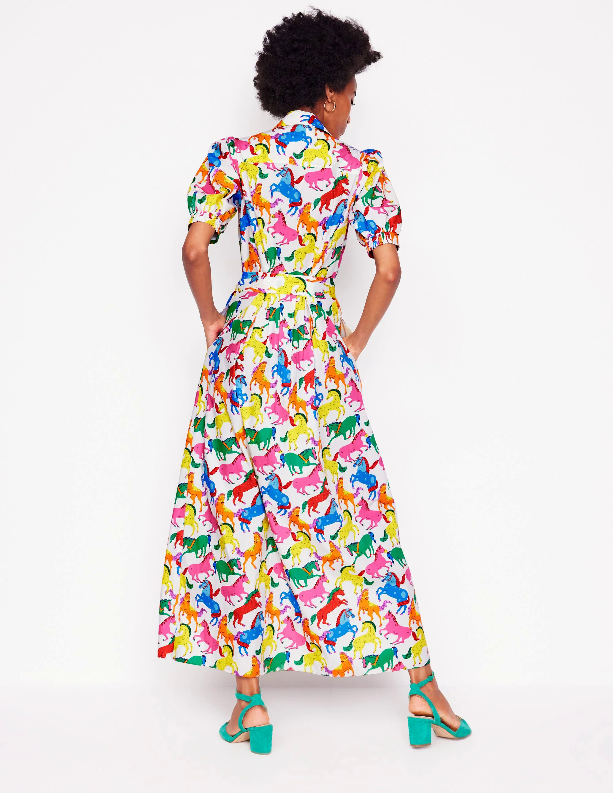 Maxi Shirt Dress-Multi, Pony Club