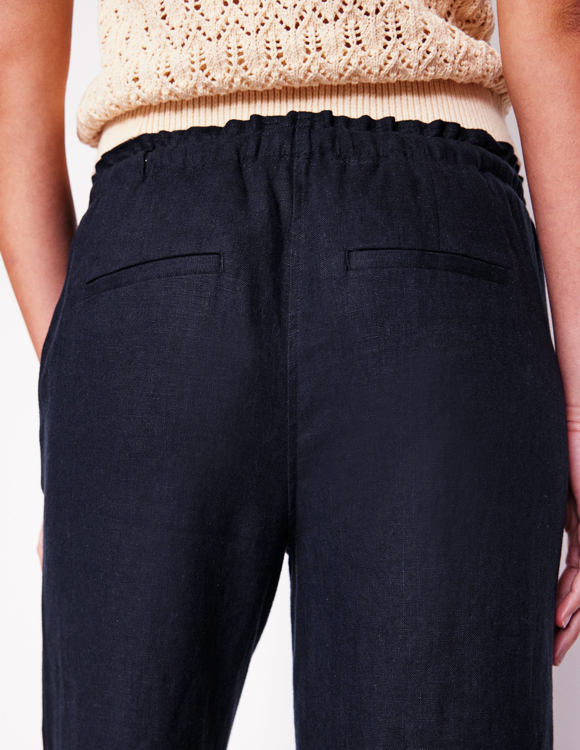 Islington Linen Pants-Navy Islington Linen Pants-Navy