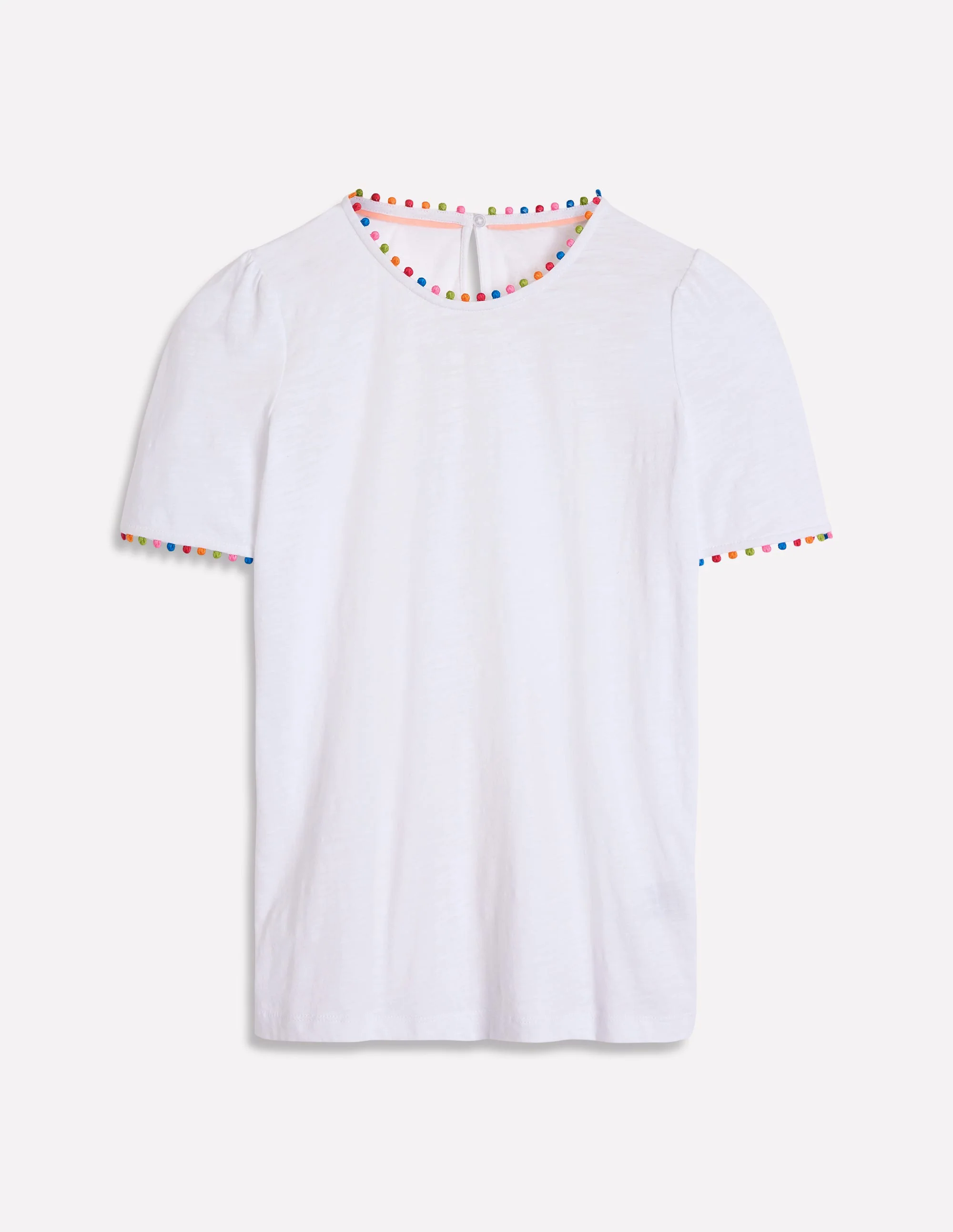  Jersey T-Shirt-White, Multi