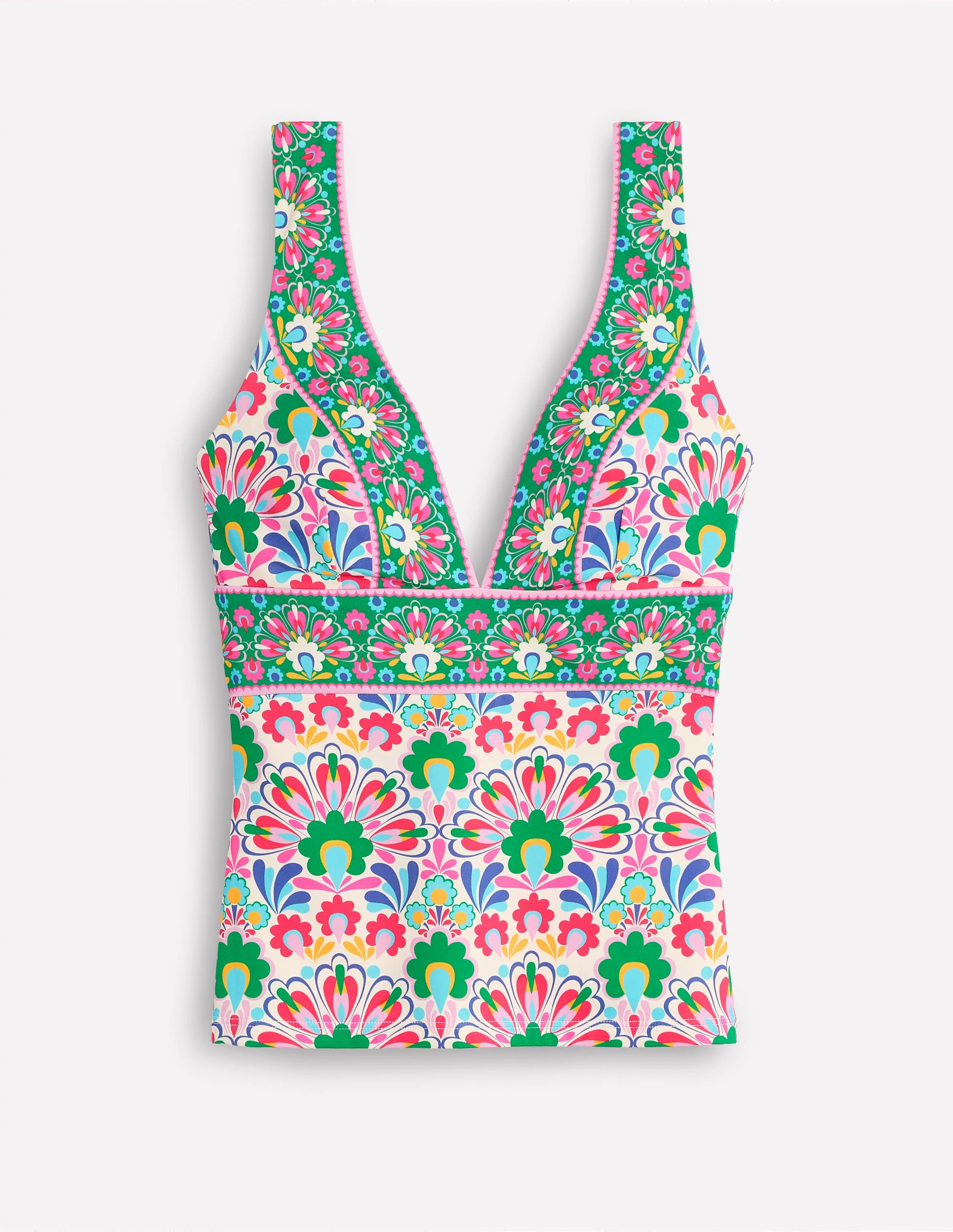  Tankini Top-Multi, Decorative Dandelion