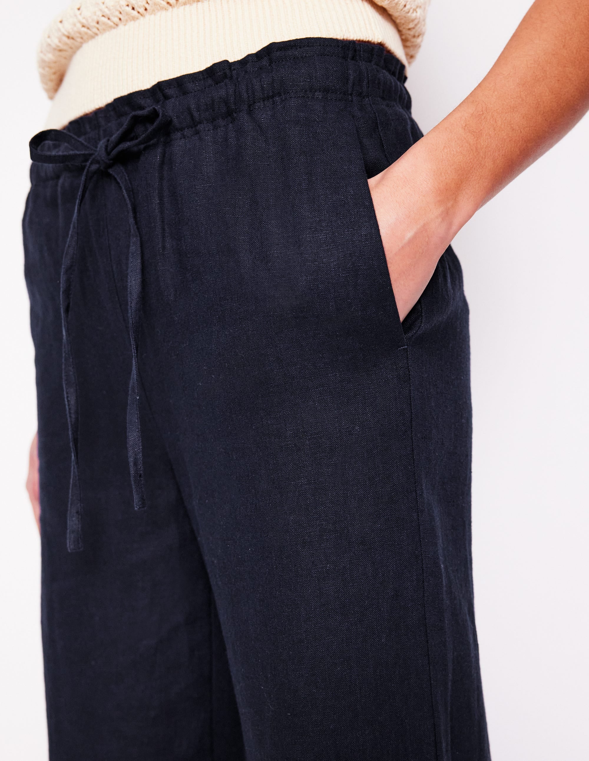 Islington Linen Pants-Navy Islington Linen Pants-Navy