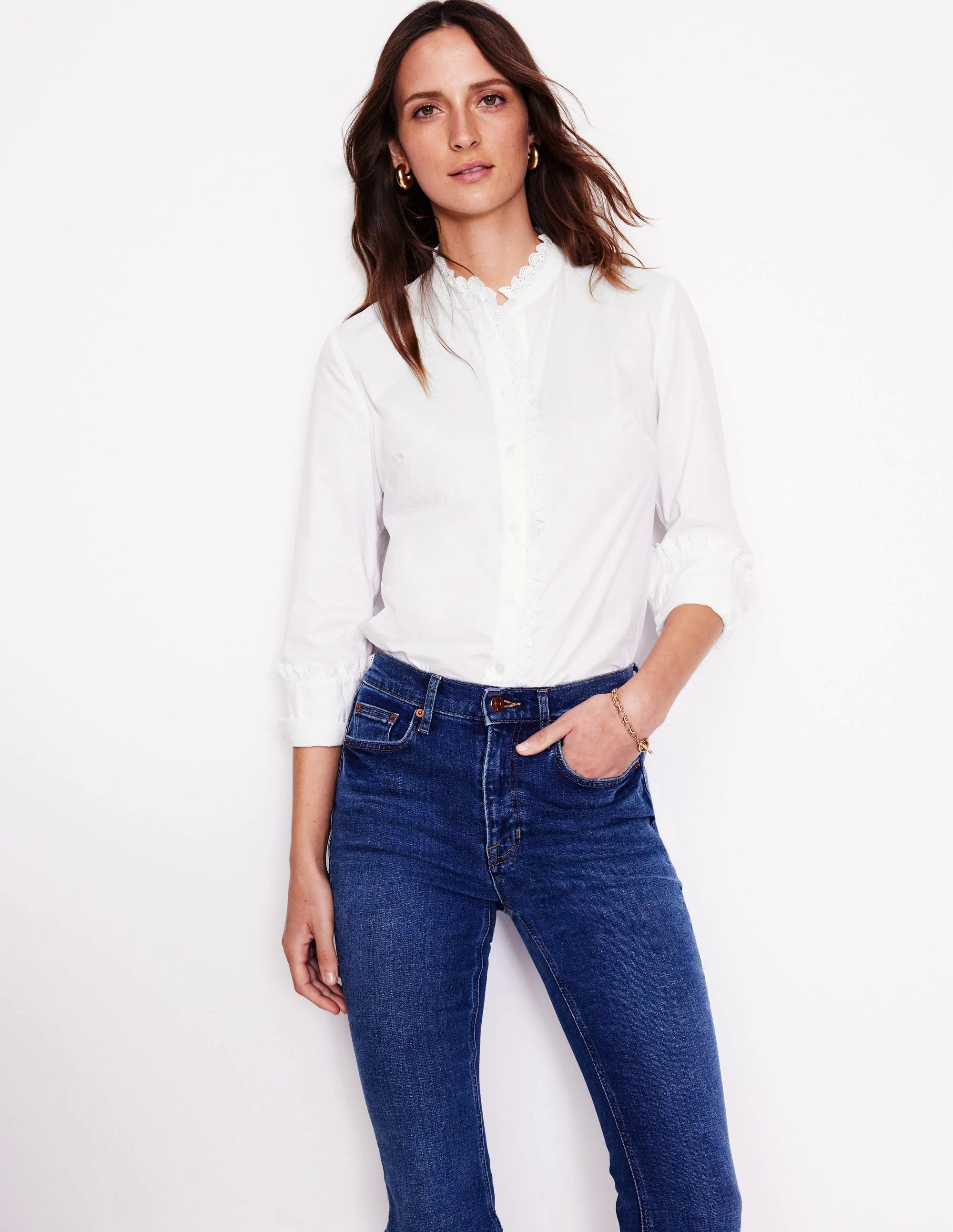  Shirt-Ivory Broderie