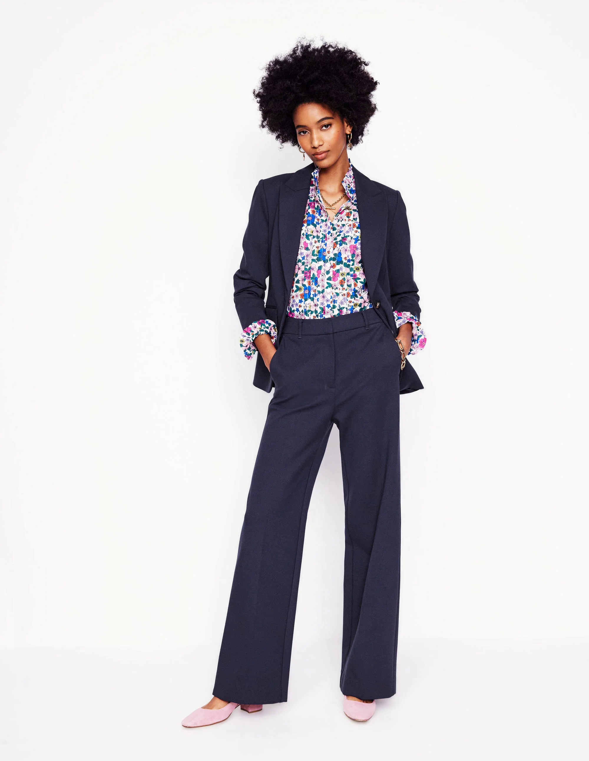 Westbourne Ponte Trousers-Navy Westbourne Ponte Trousers-Navy