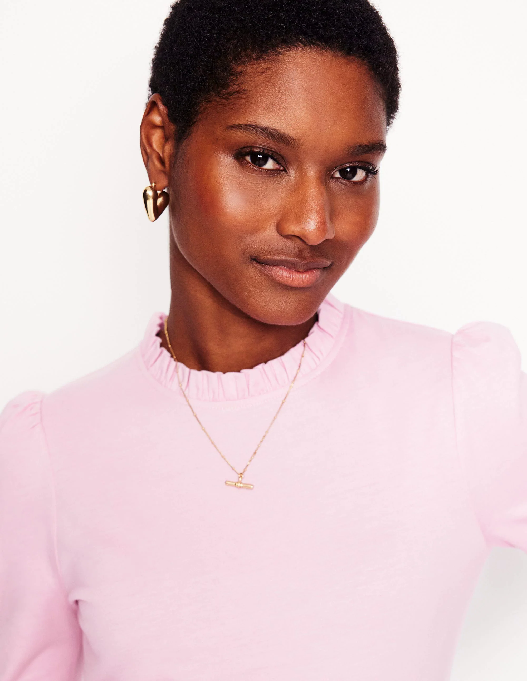 Supersoft Frill Detail Top-Soft Lavender Supersoft Frill Detail Top-Soft Lavender
