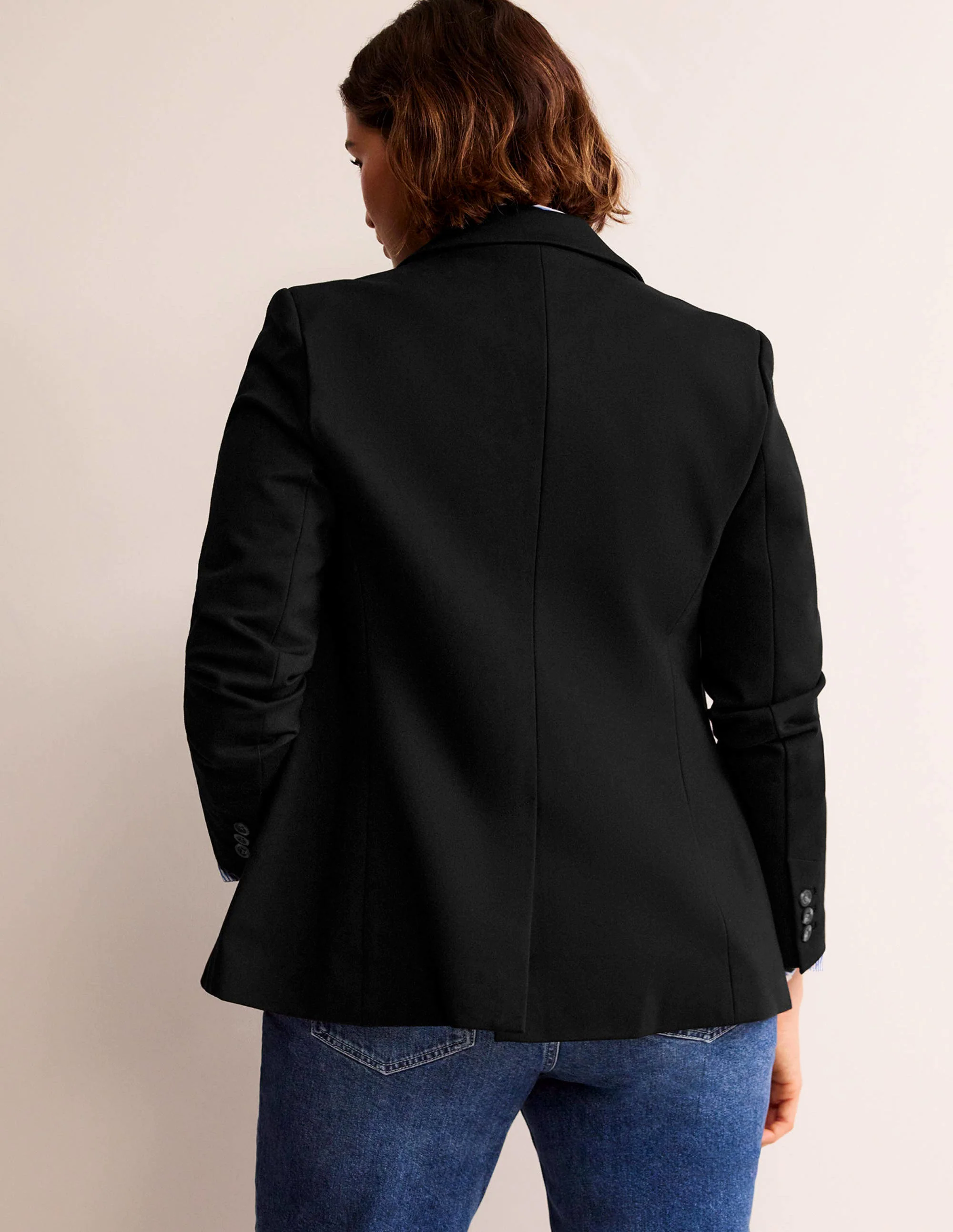 Marylebone Ponte Blazer-Black Marylebone Ponte Blazer-Black