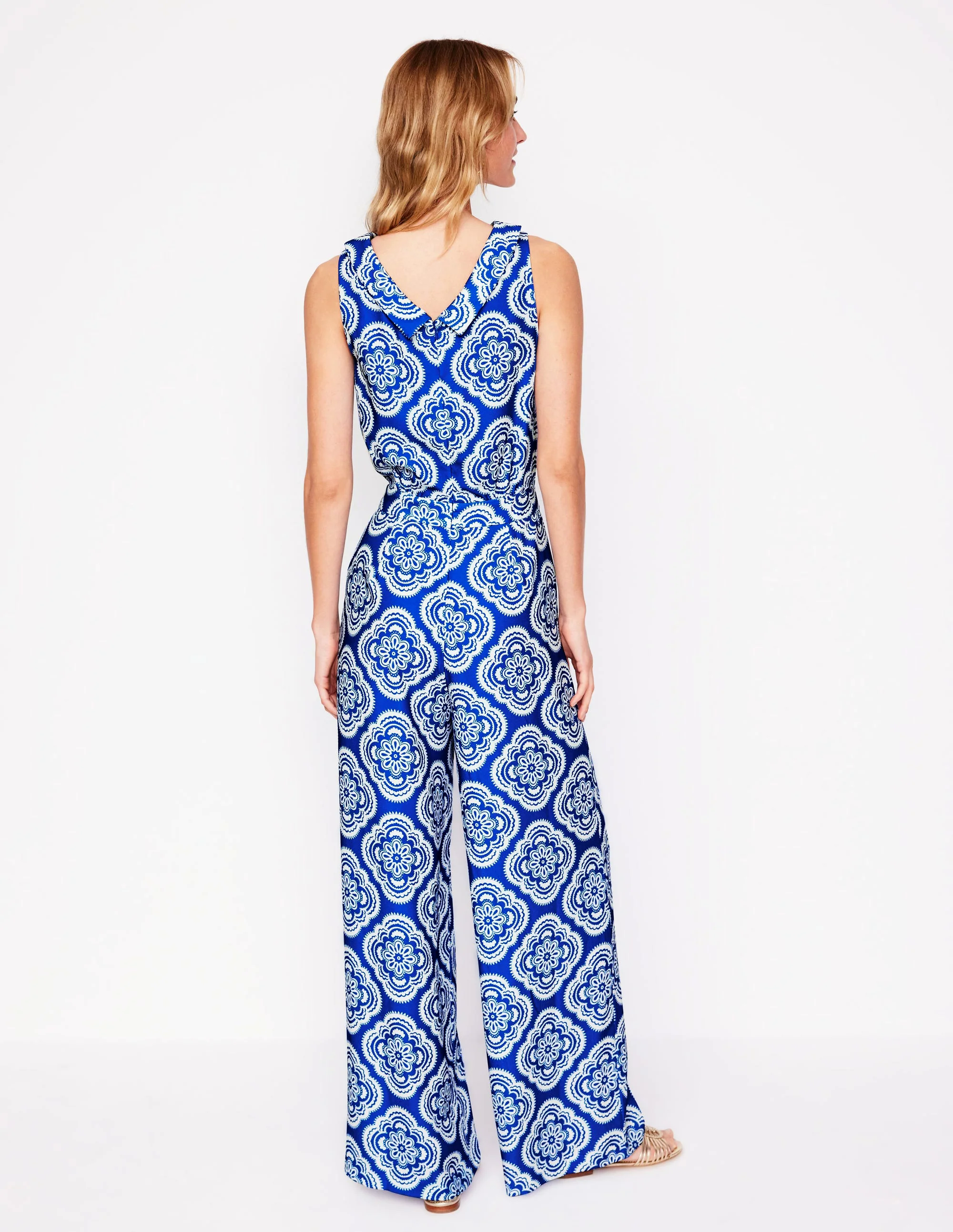 Jumpsuit-Gallery Blue, Botanic Blush