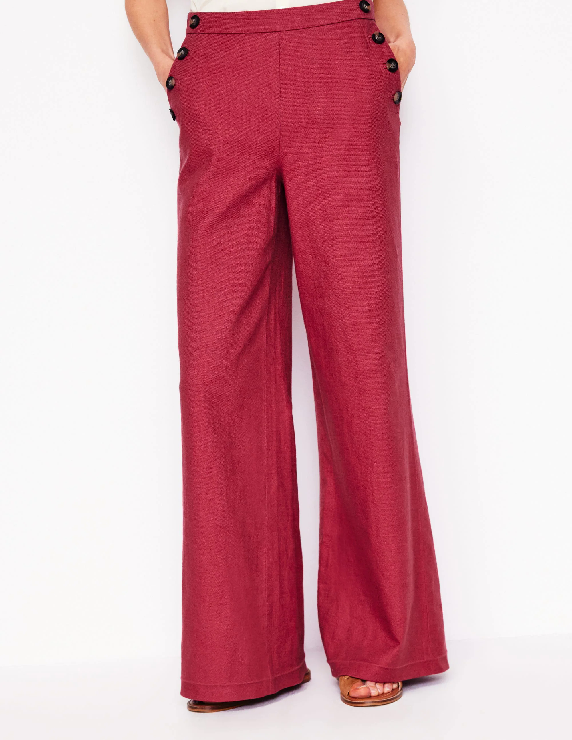 Greenwich Sailor Pants-Terracotta