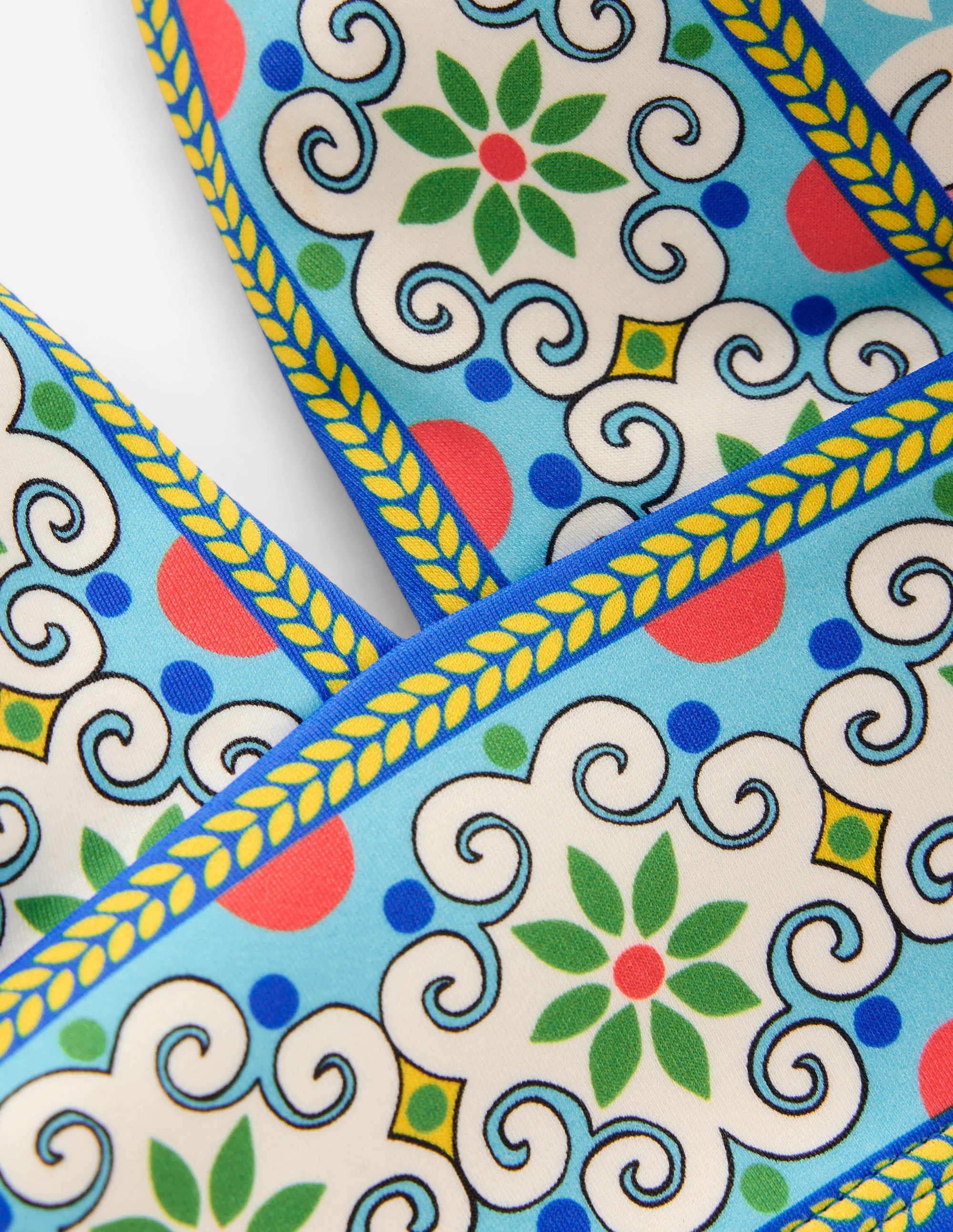  Bikini Top-Multi, Citrus Vine Tile