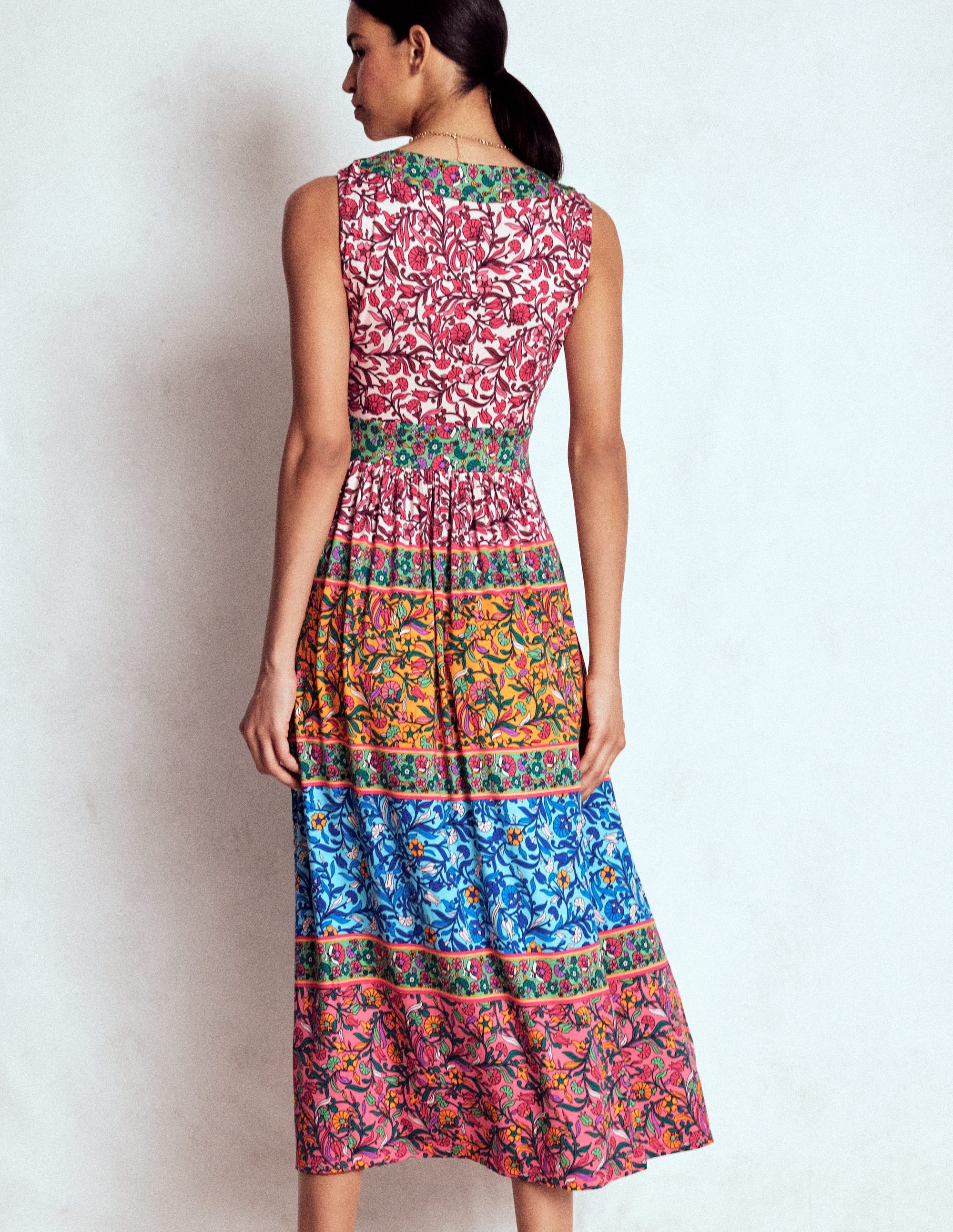 Olympia Jersey Maxi Dress-Multi, Enchanting Vine Olympia Jersey Maxi Dress-Multi, Enchanting Vine